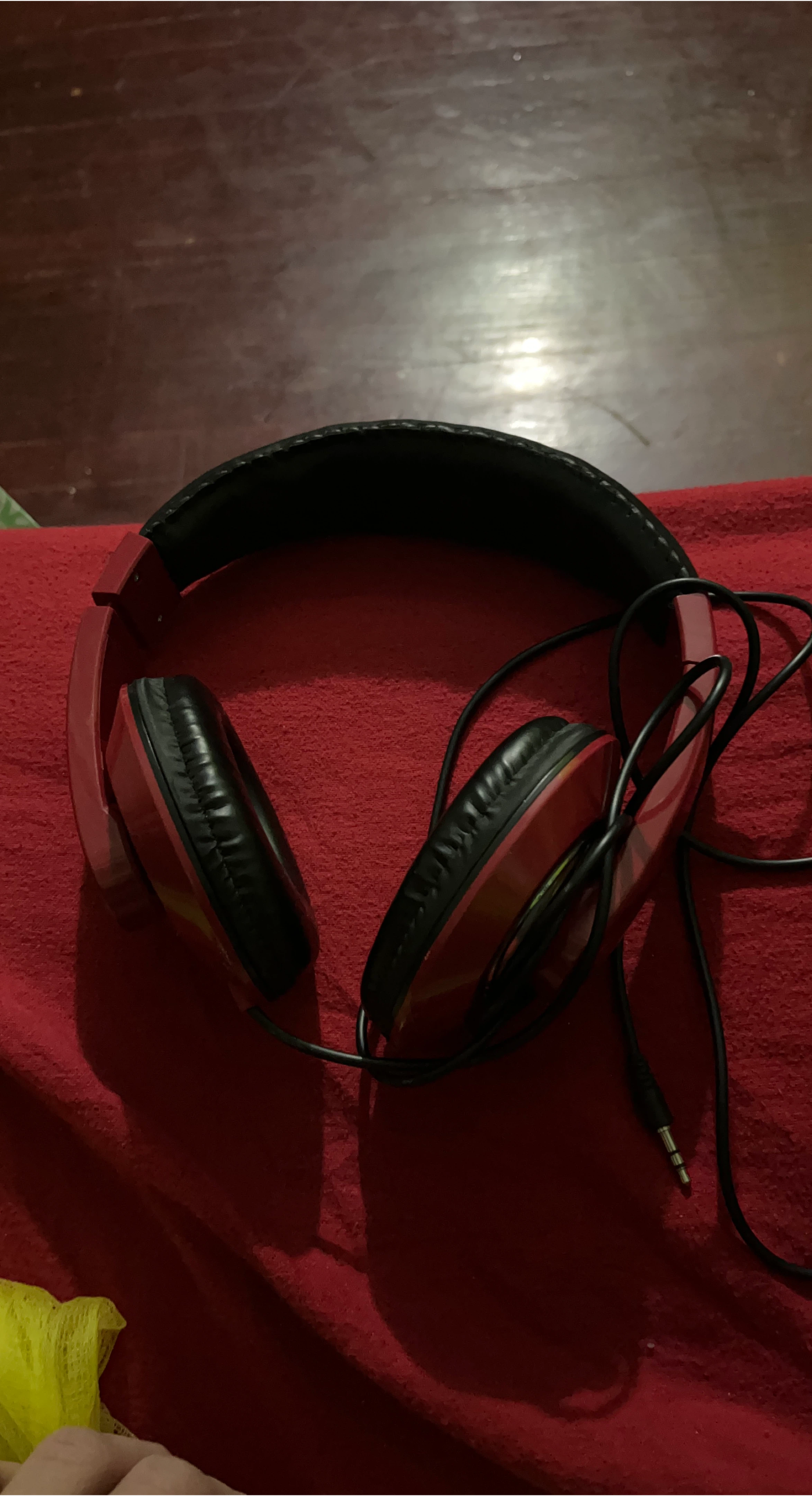 Red & Black Headphones