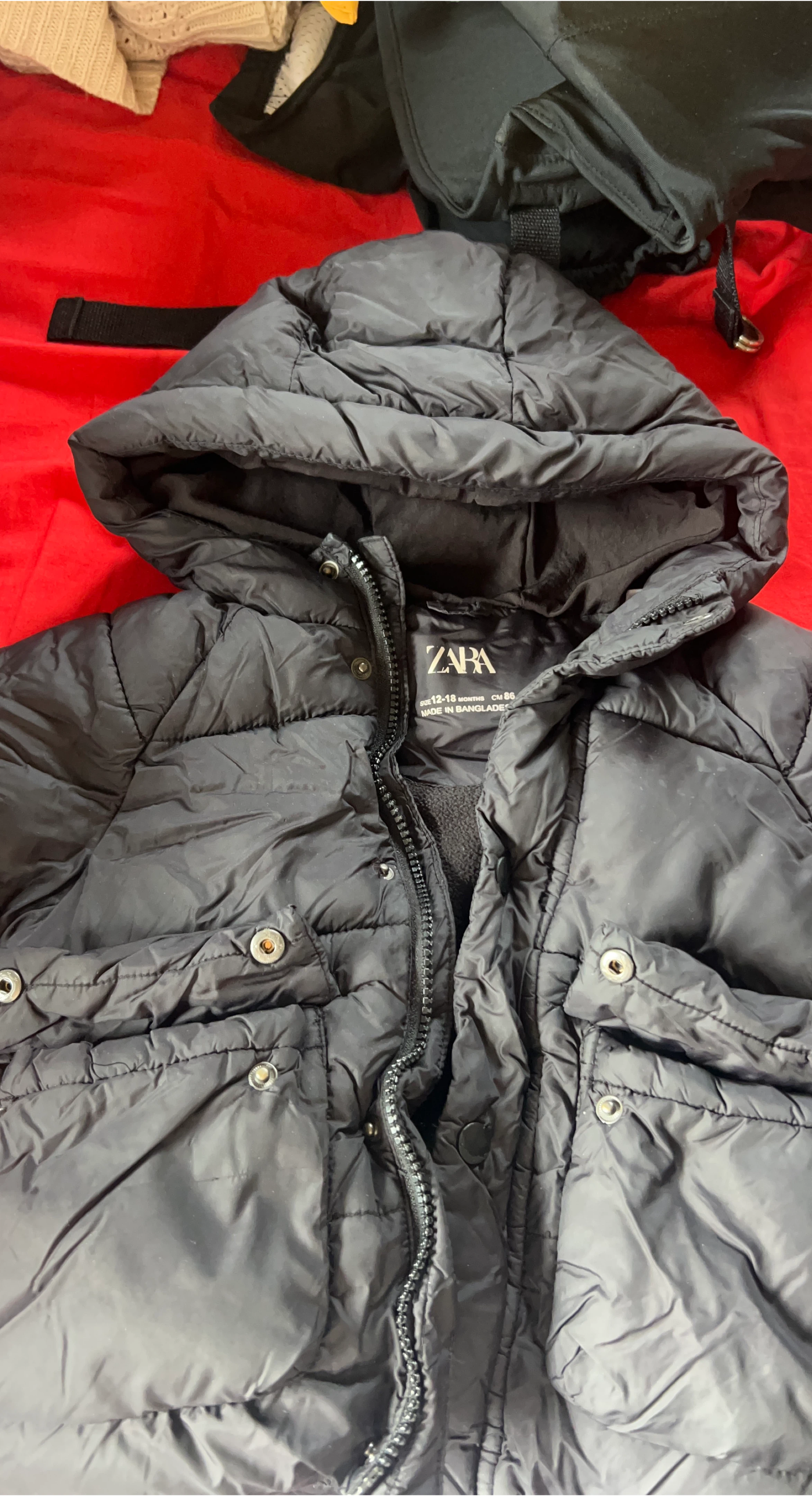 🌱Zara Baby Black Puffer Jacket (Size 12-18 Months) #cleanout