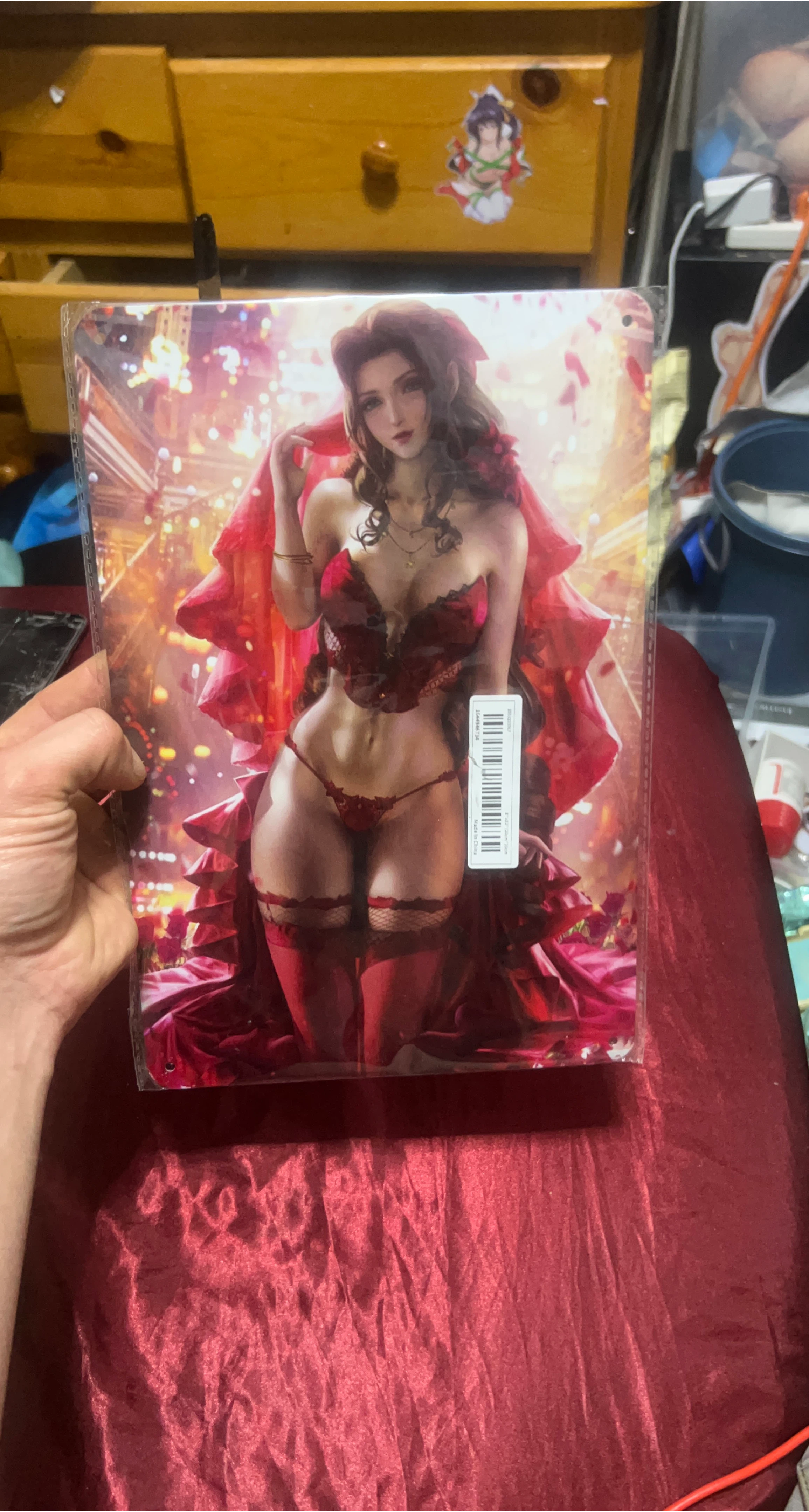 Aerith Gainsborough Metal Sign, 8x12 inches, New