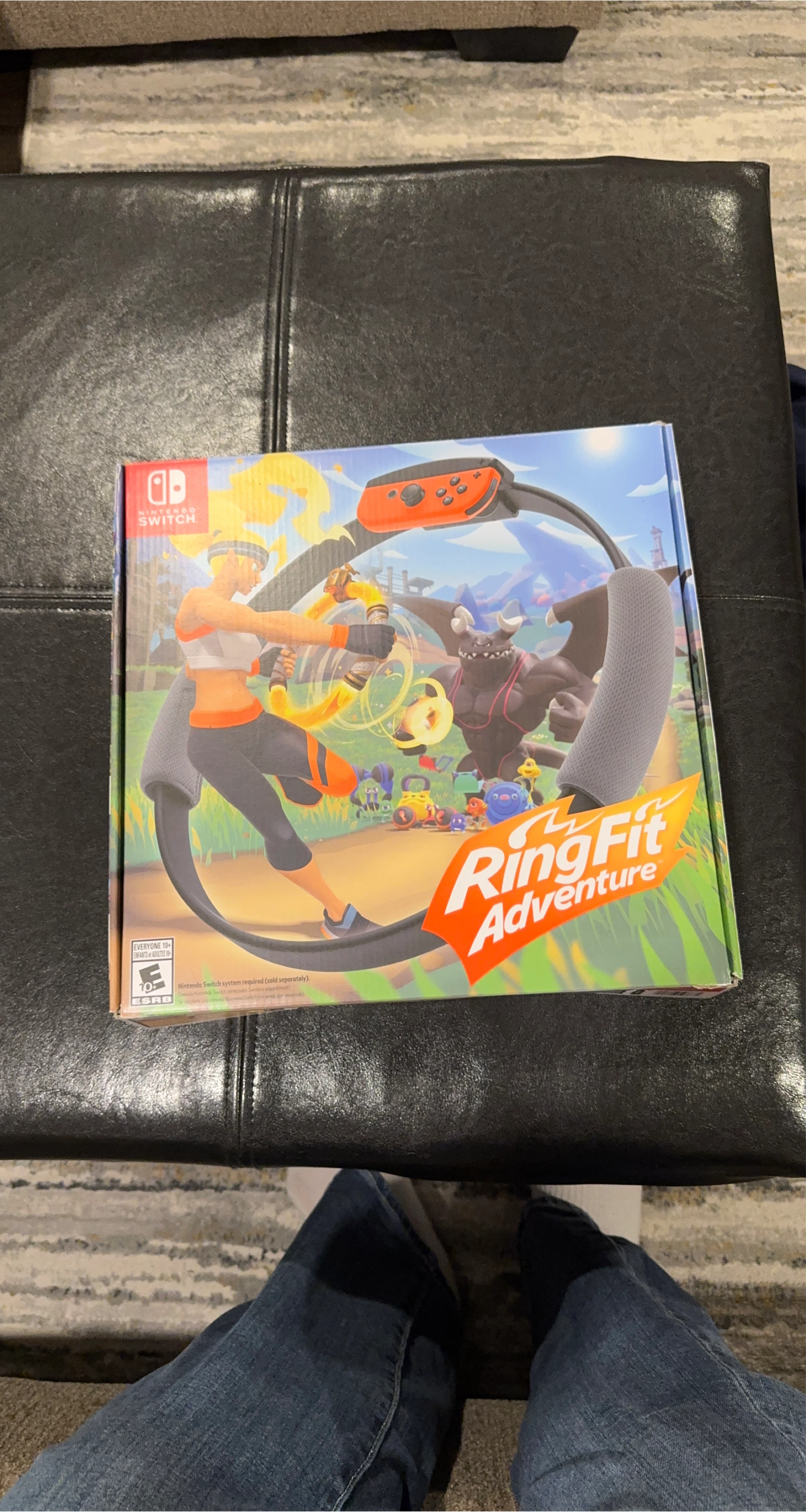 Nintendo Switch Game Ring Fit Adventure - Like New!