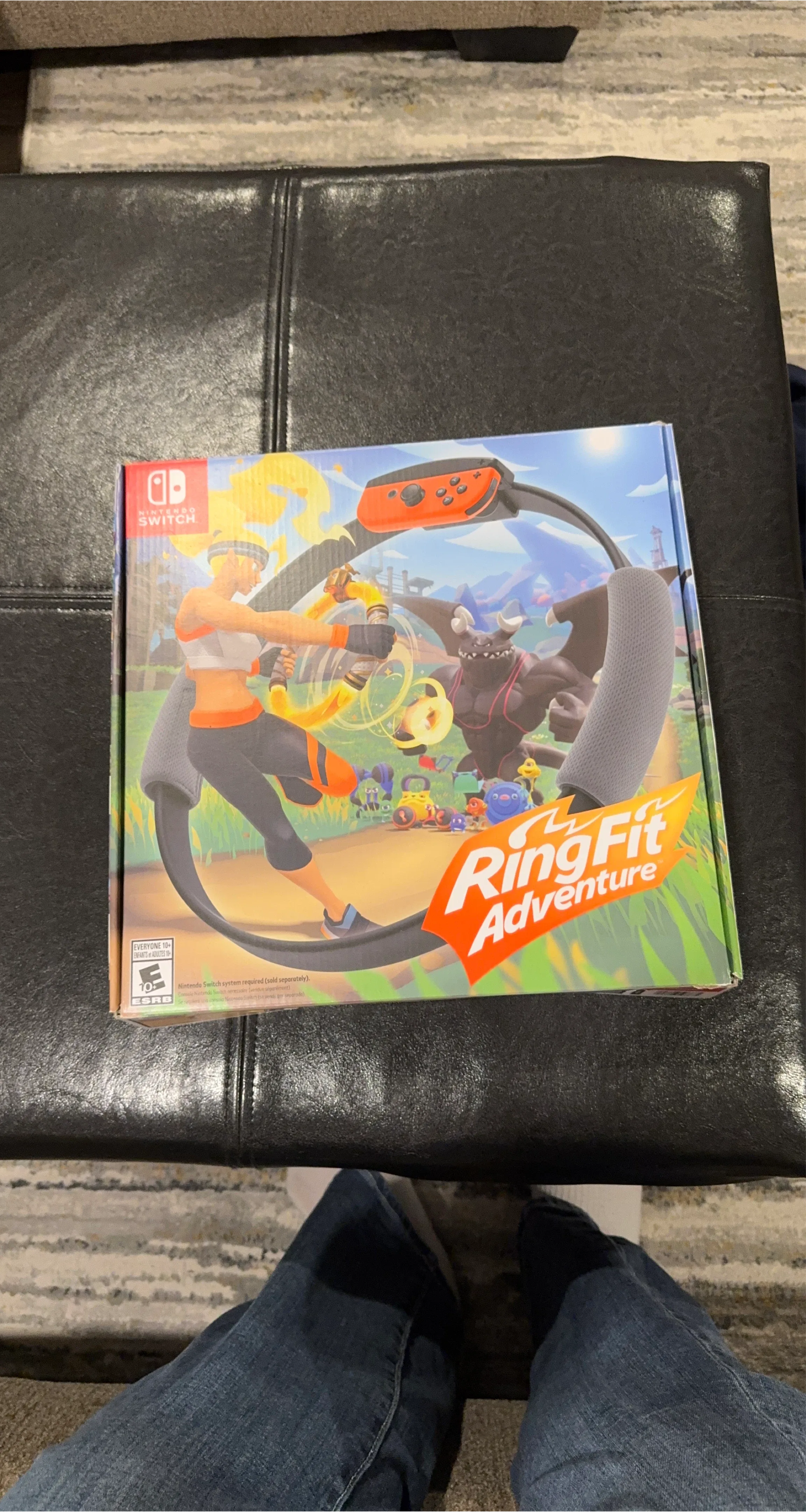 Nintendo Switch Game Ring Fit Adventure - Like New!