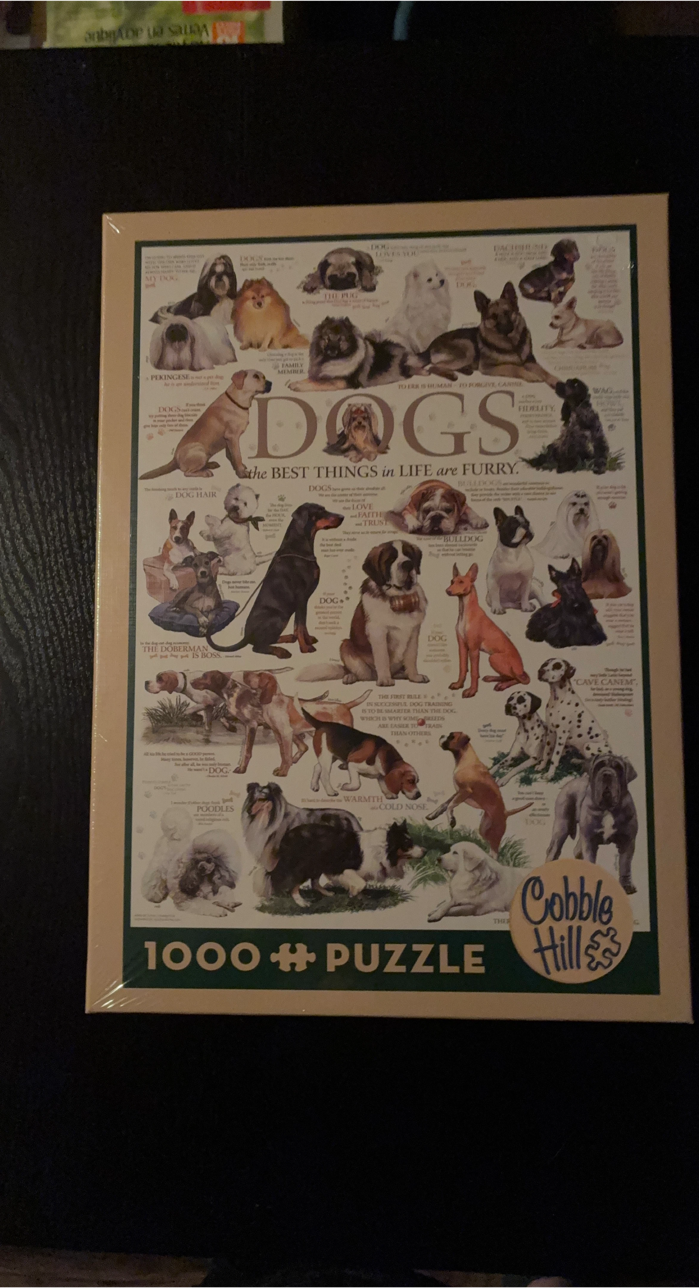 New Cobble Hill Dogs 1000 Piece Puzzle image indicator(1)