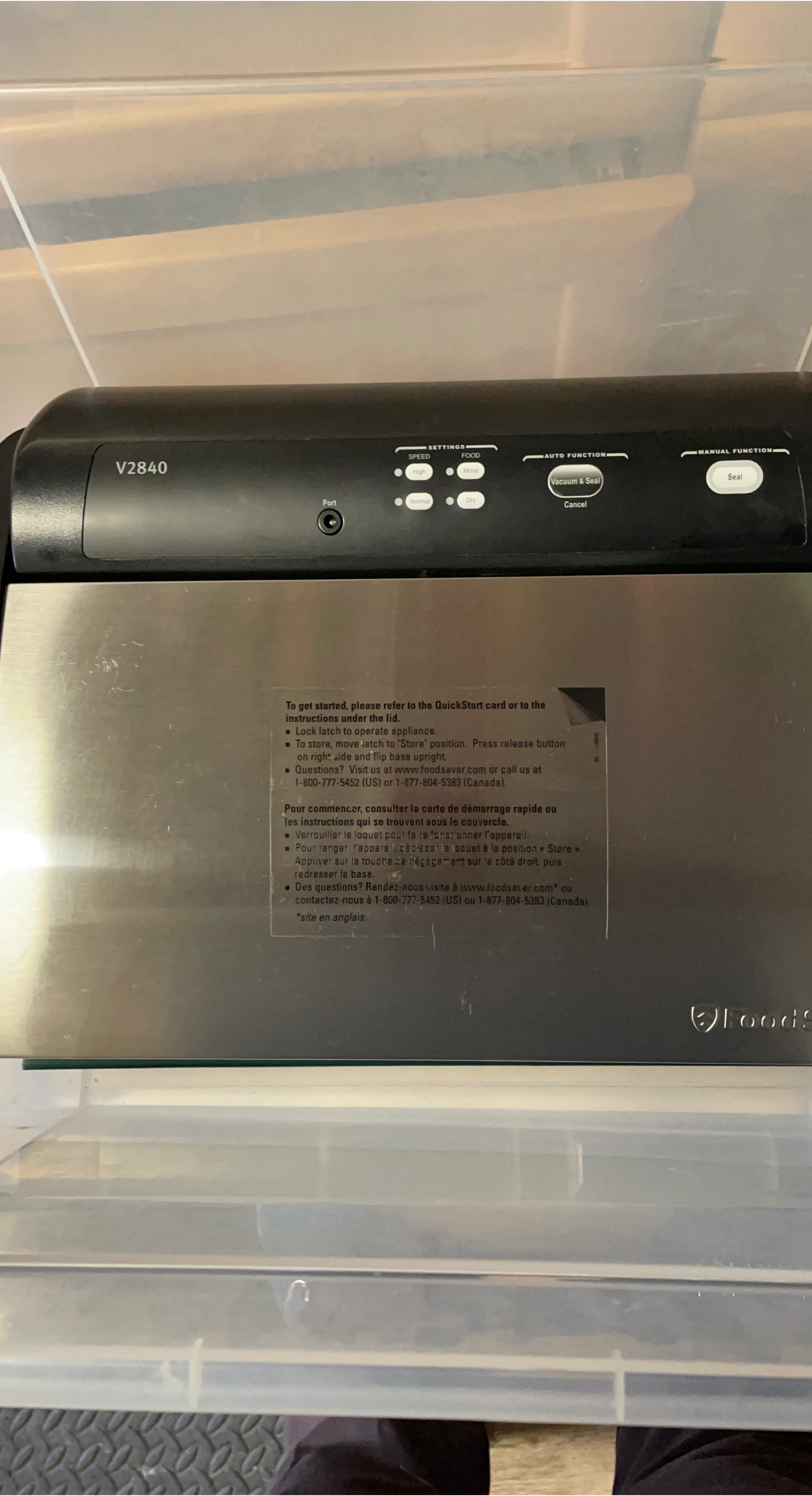FoodSaver V2840 Vacuum Sealer with Rolls