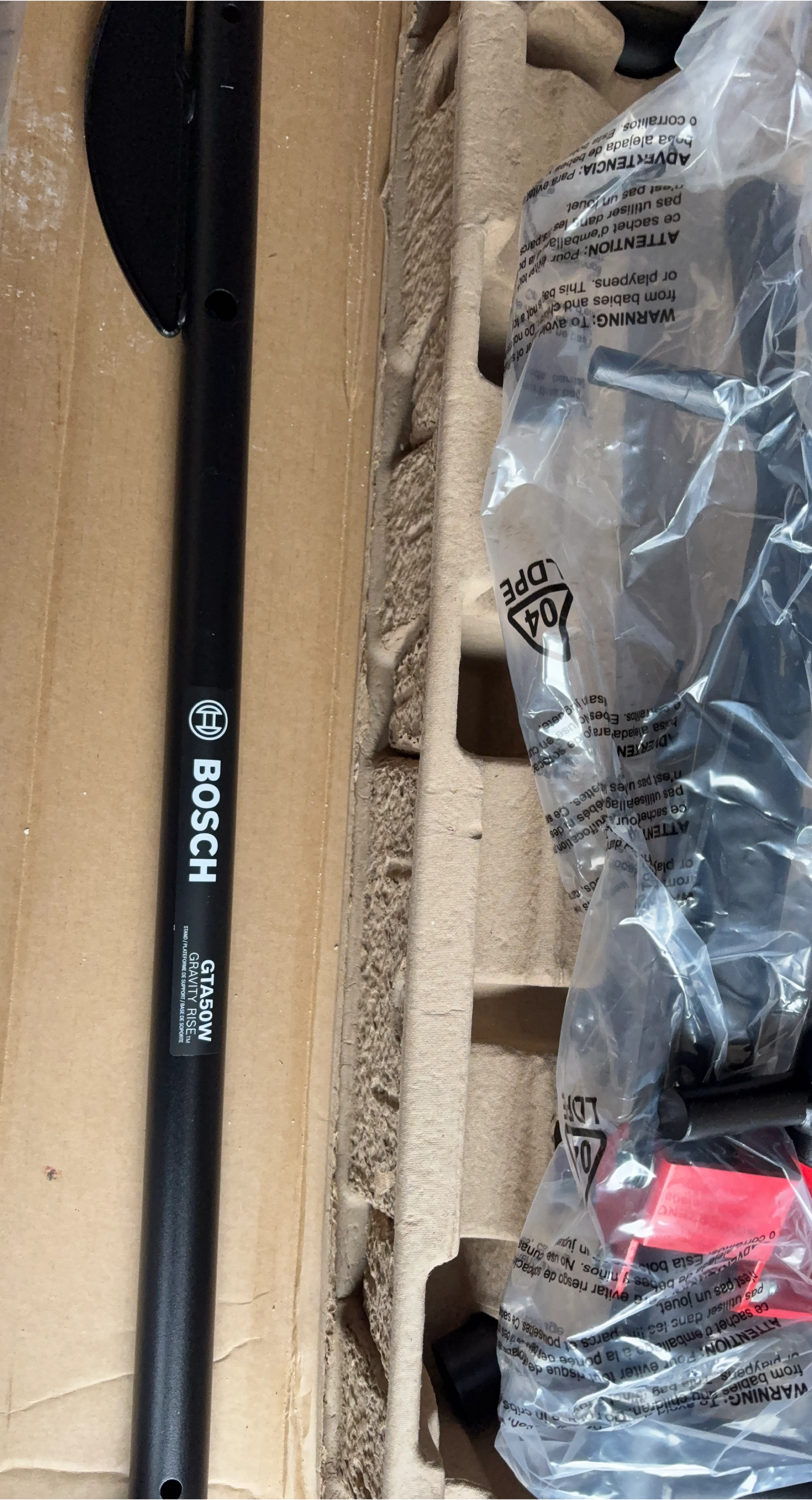 Bosch GTA50W Gravity Rise Table Saw Stand - photo 3