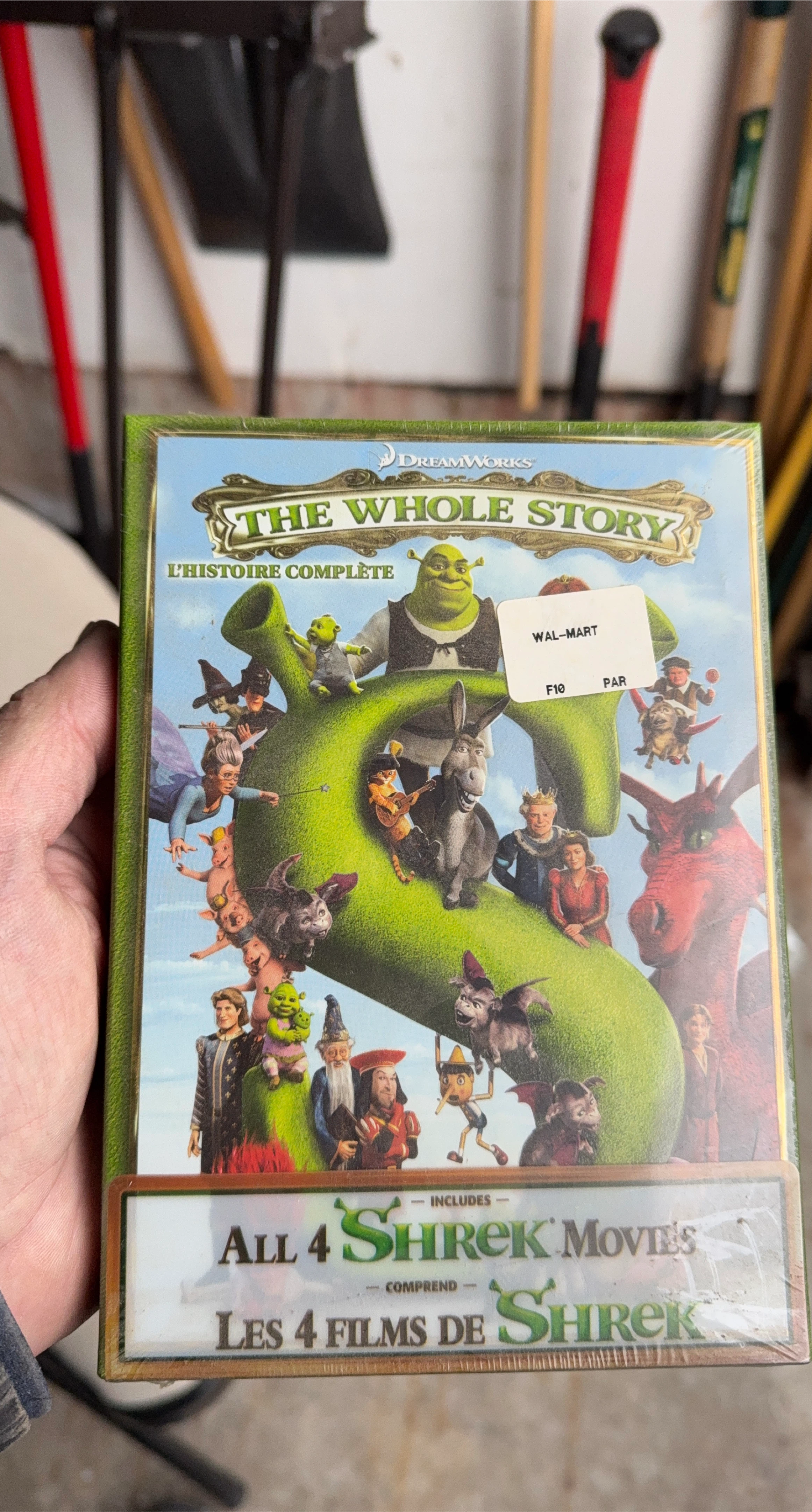 Shrek The Whole Story DVD Collection - New!