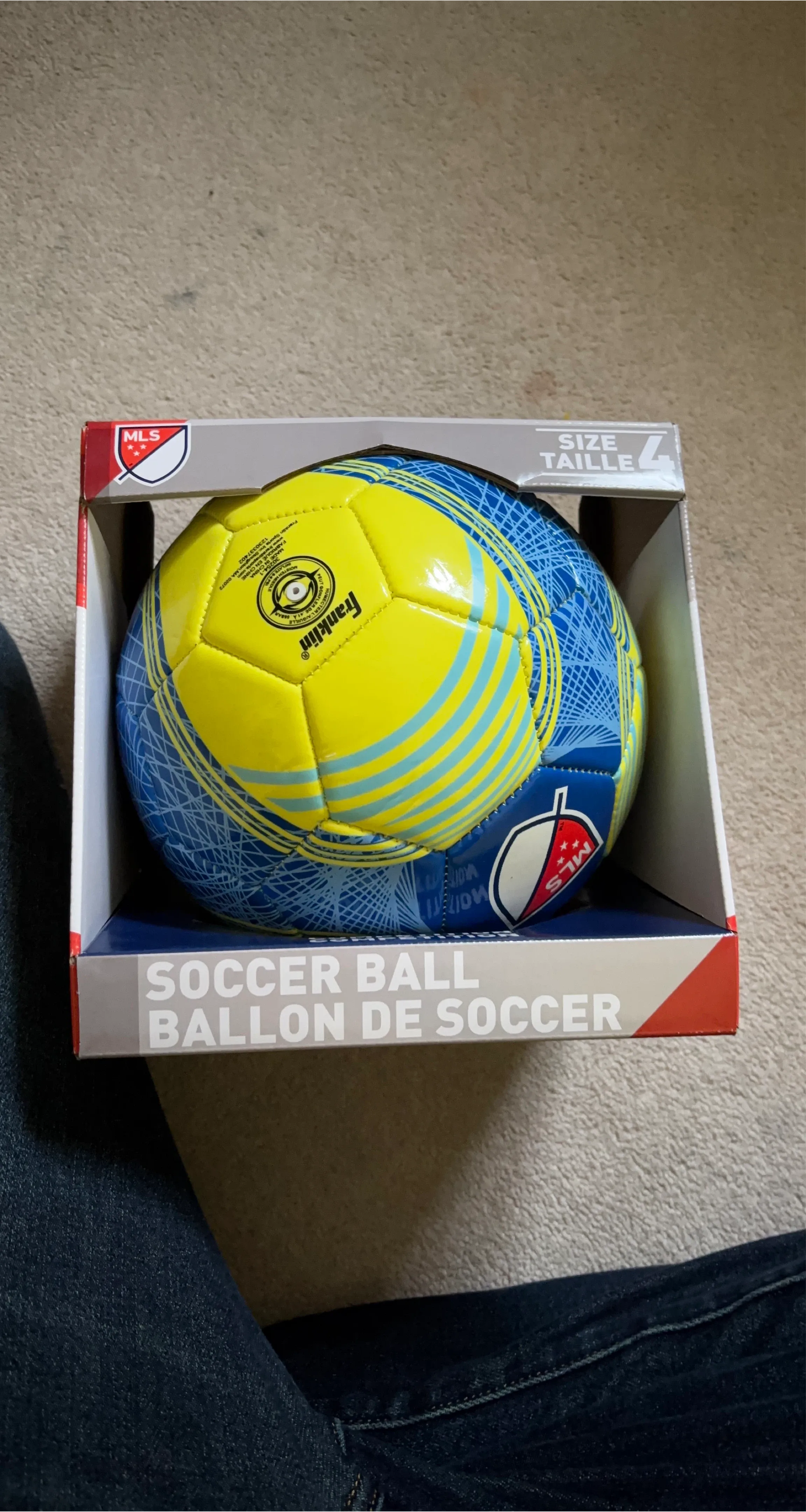 Franklin MLS Soccer Ball - Size 4 - New in Box!