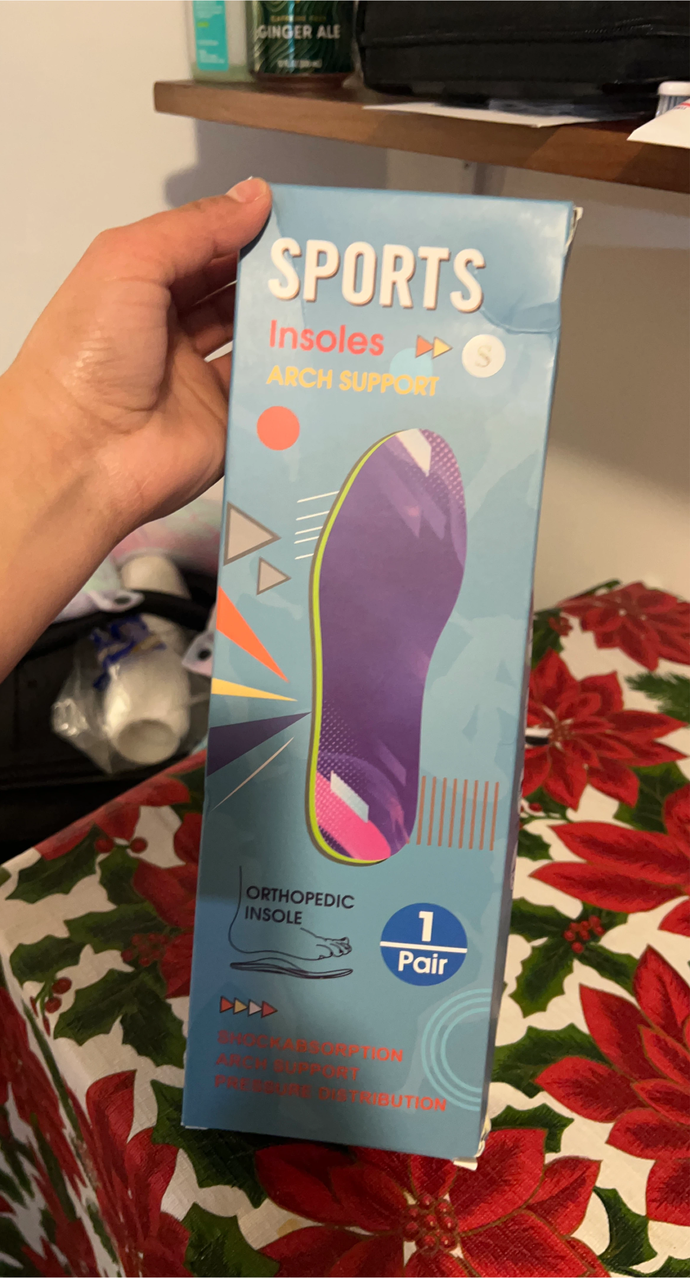 SPORTS Insoles Arch Support Size S - New