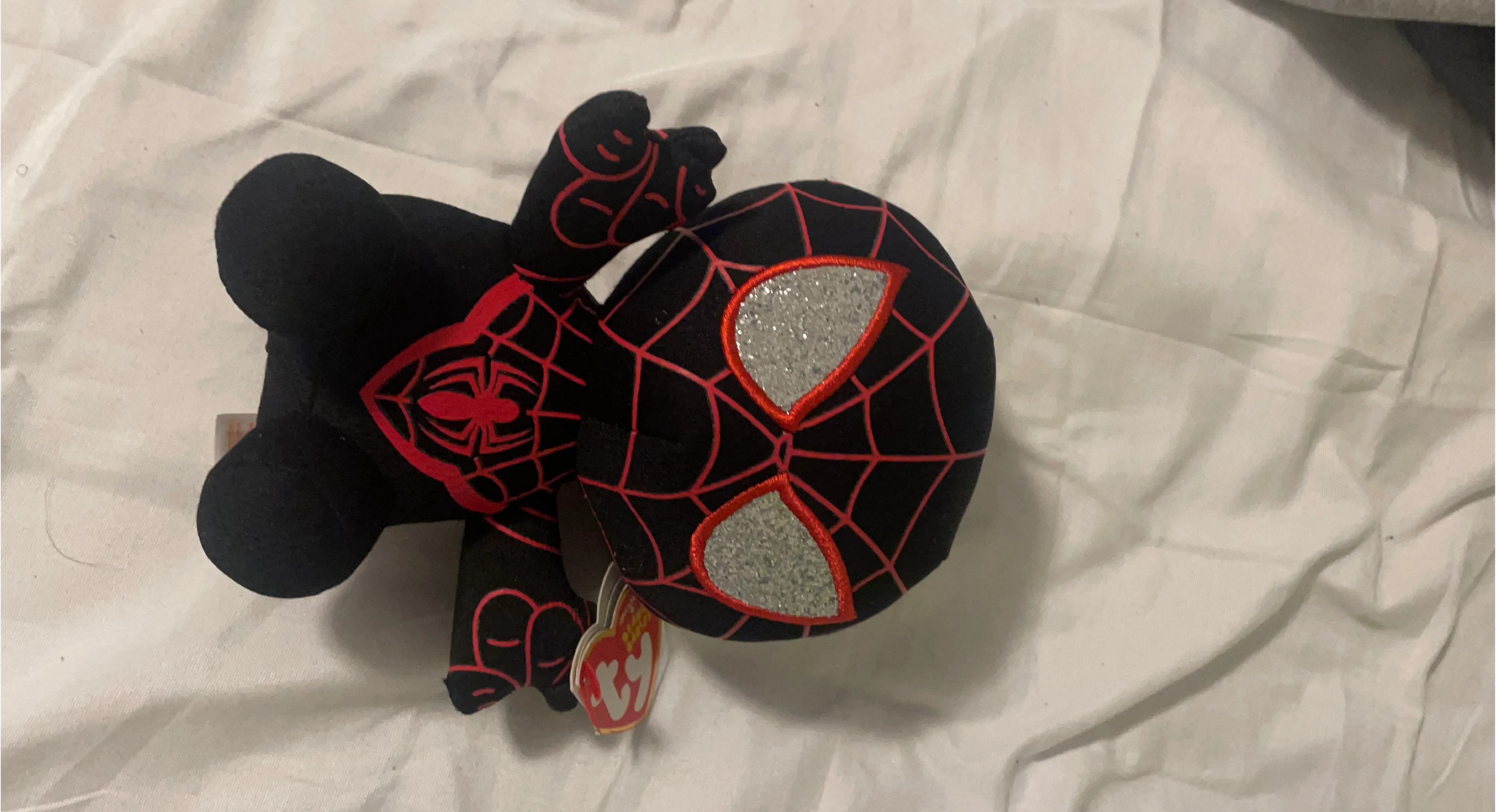TY Beanie Babies Spider-Man Miles Morales Plush