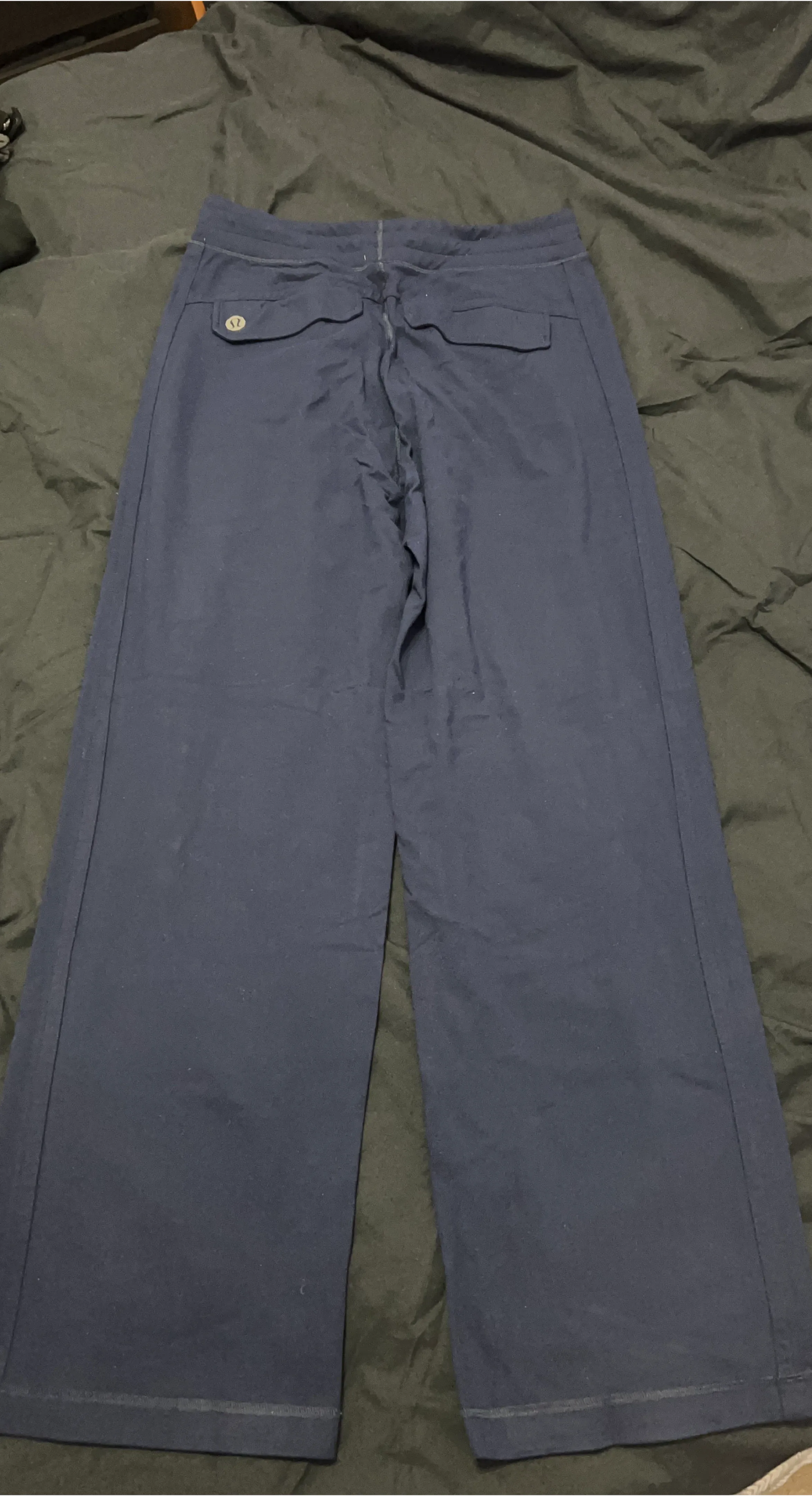 Lululemon Blue Wide Leg Pants for Men Size-32