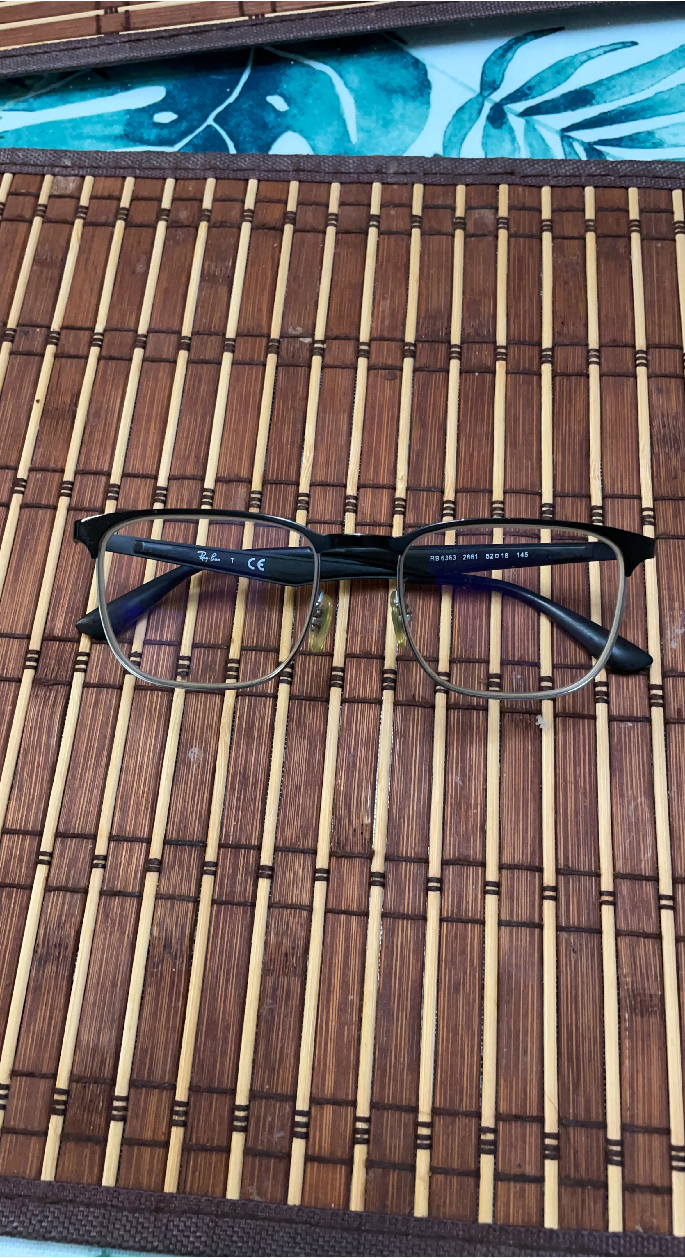 Ray-Ban RB6363 2861 Glasses 52-18-145# cleanout