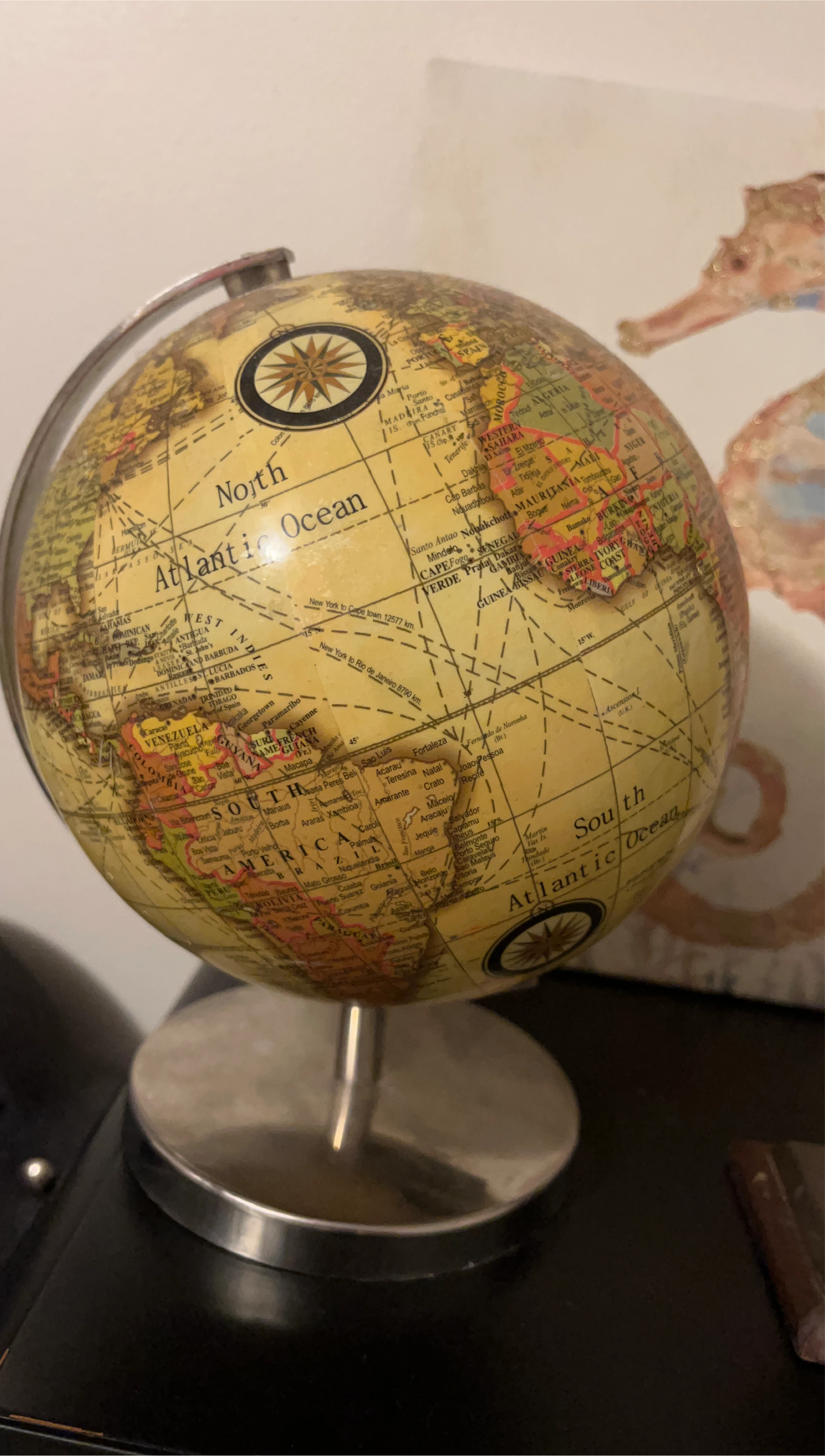 Vintage World Globe