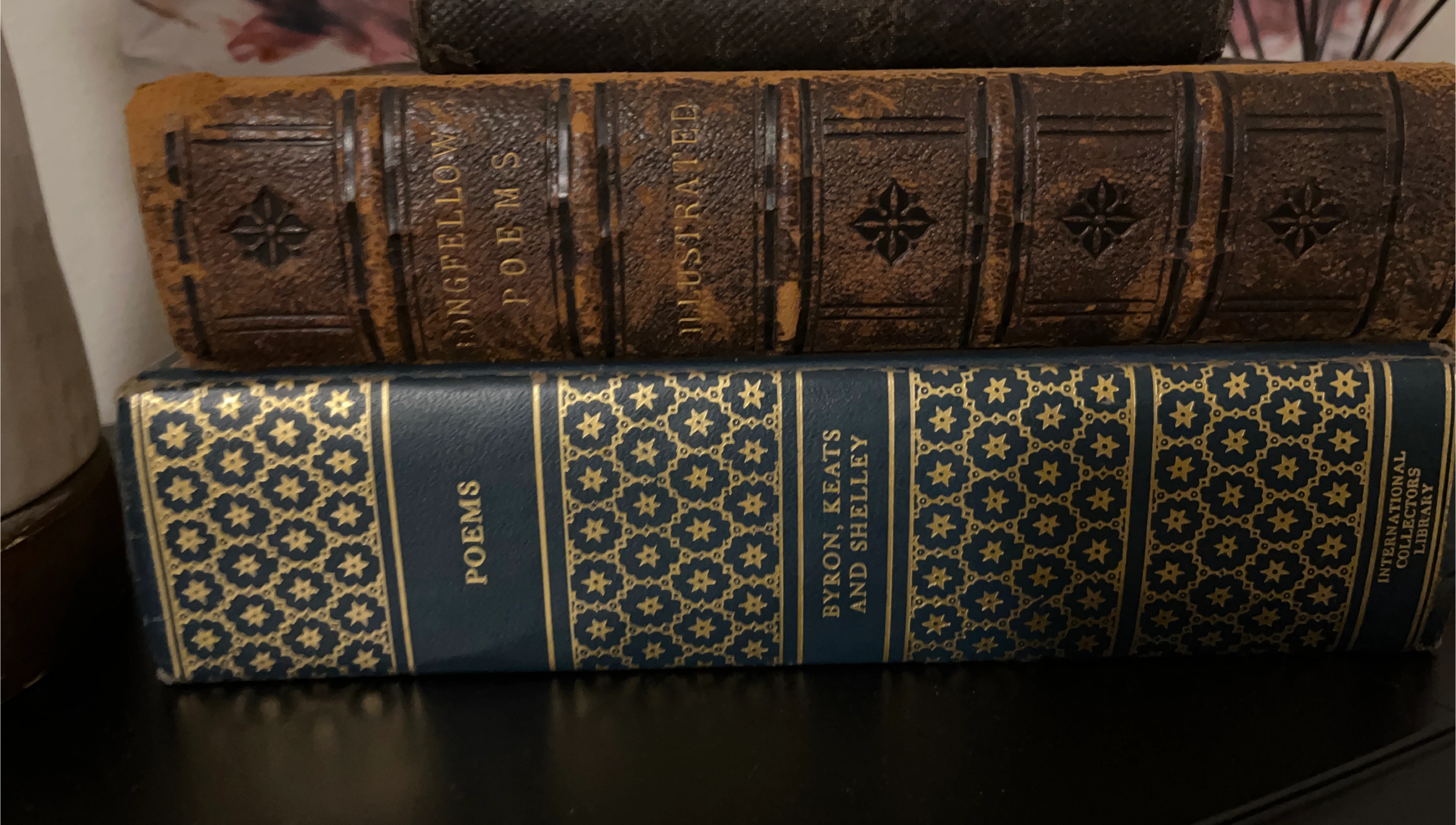 Vintage Illustrated Books: Longfellow & Byron, Keats, Shelley