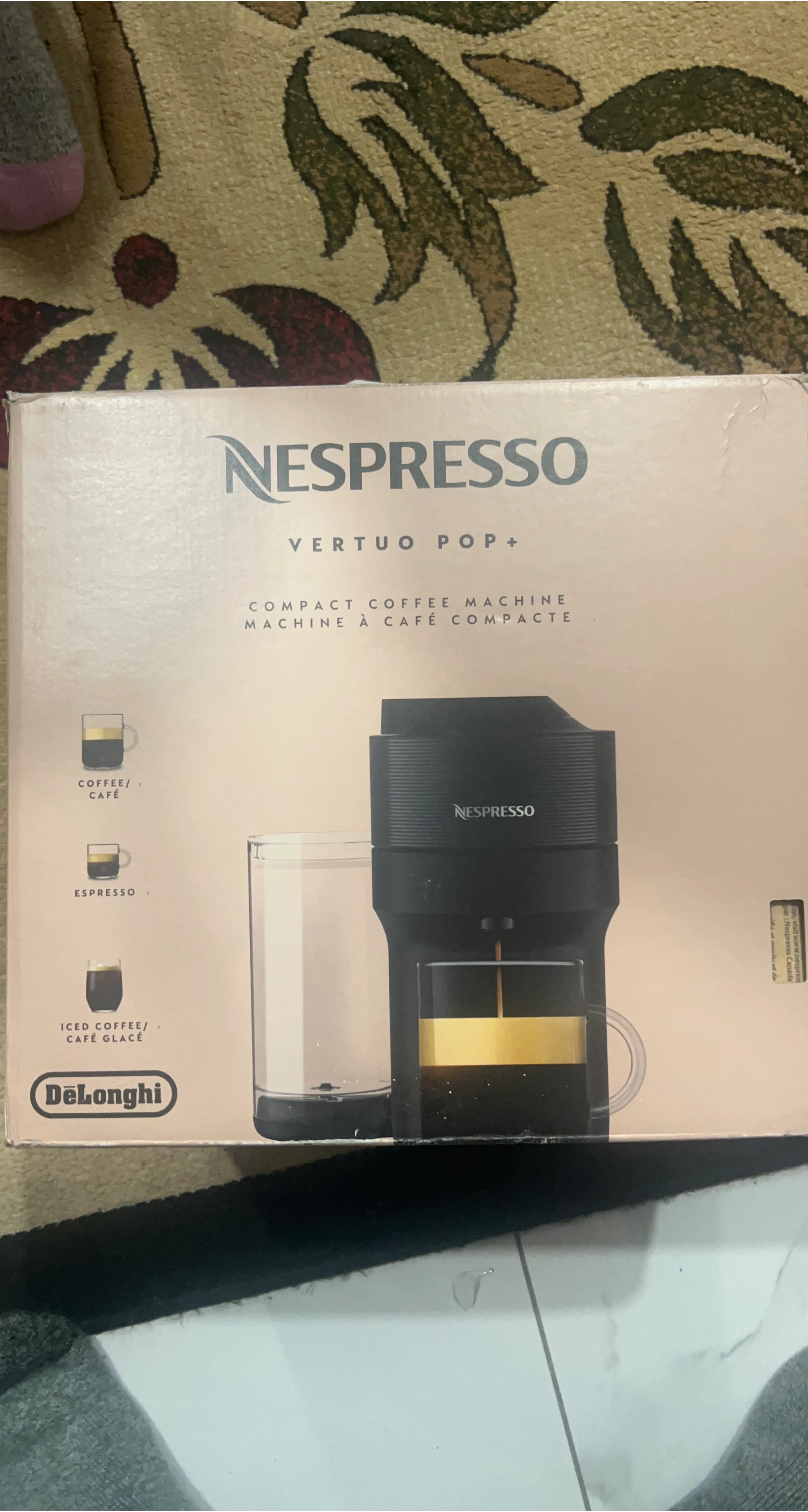 Nespresso Vertuo Pop+ Compact Coffee Machine