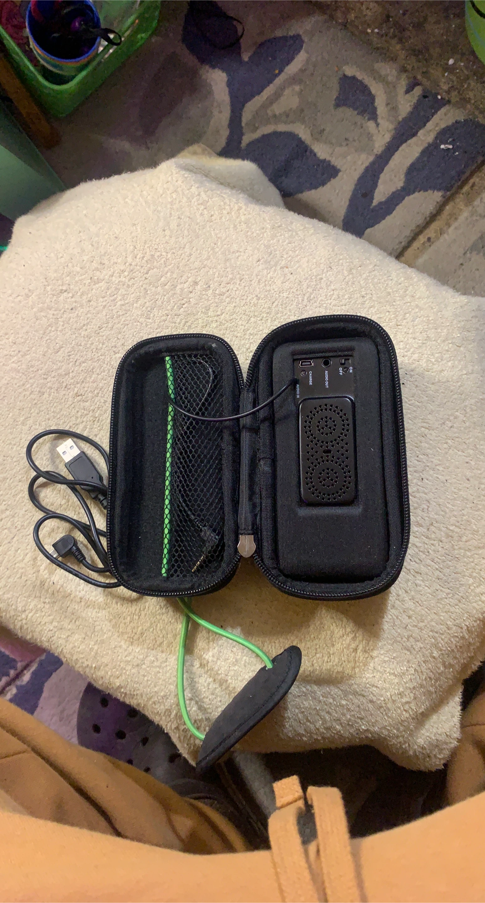 Goal Zero Speaker with Case and Charger