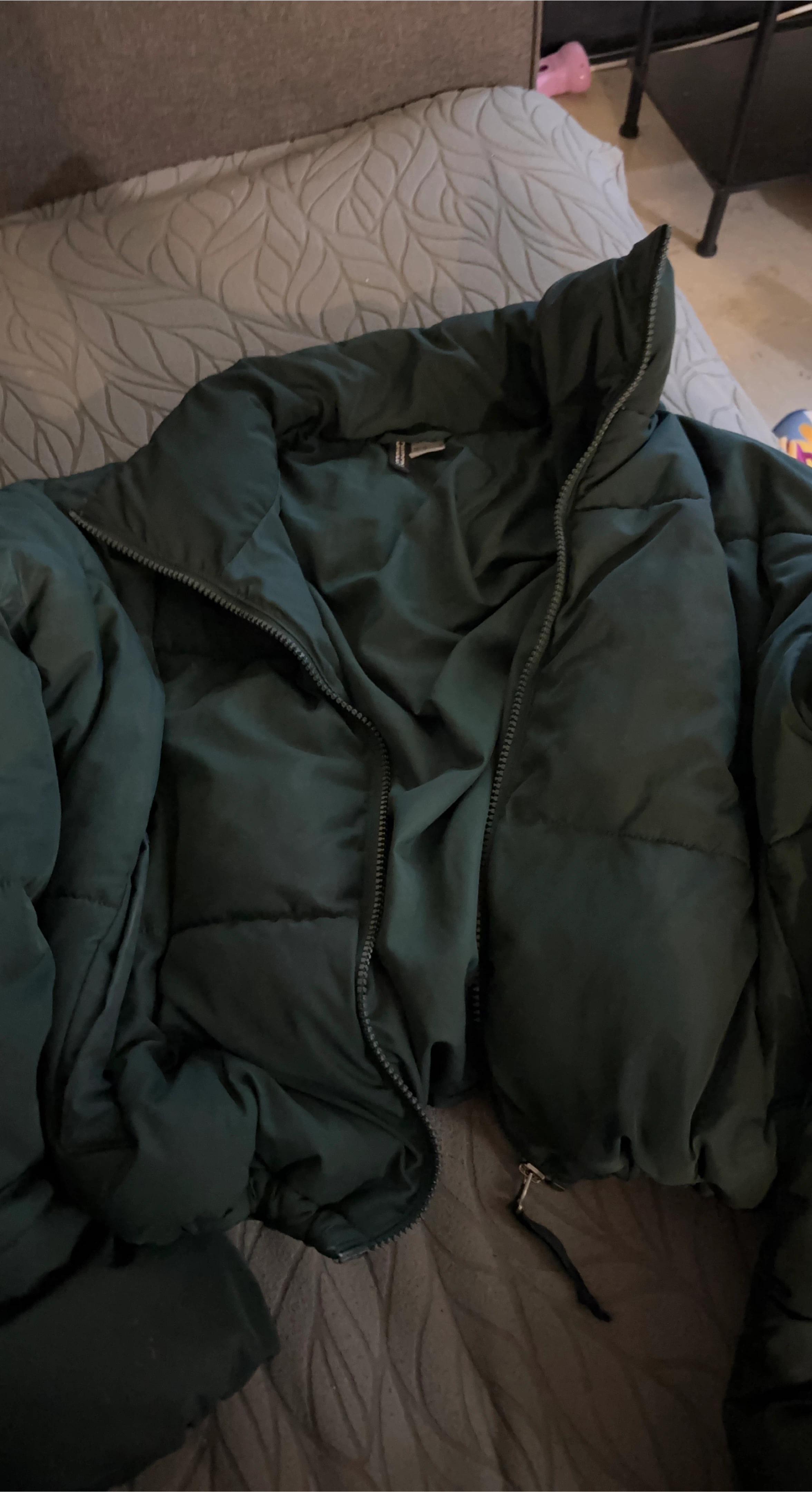 H&M Green Puffer Jacket