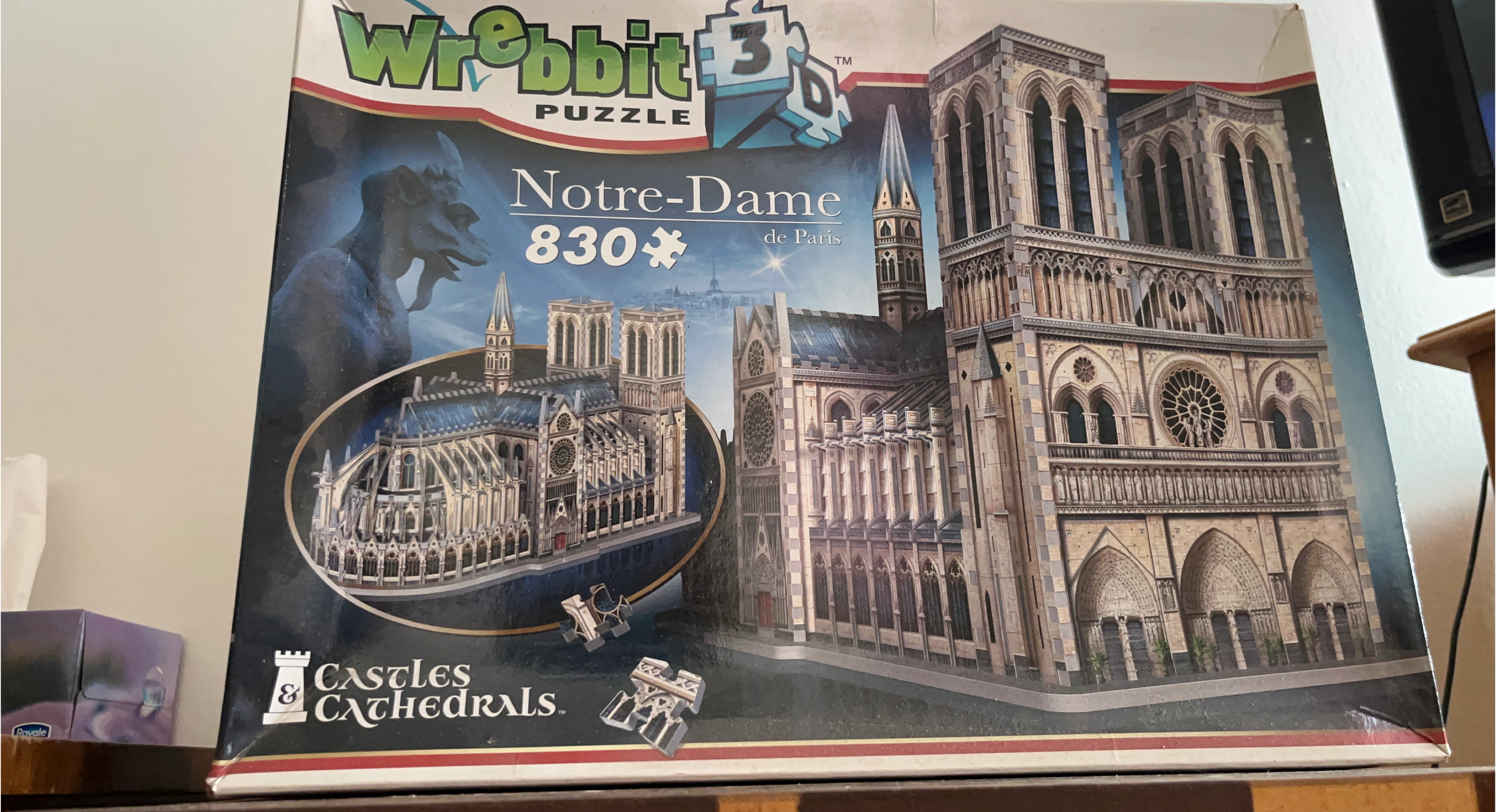 Wrebbit 3D Puzzle Notre-Dame de Paris 830 Pieces