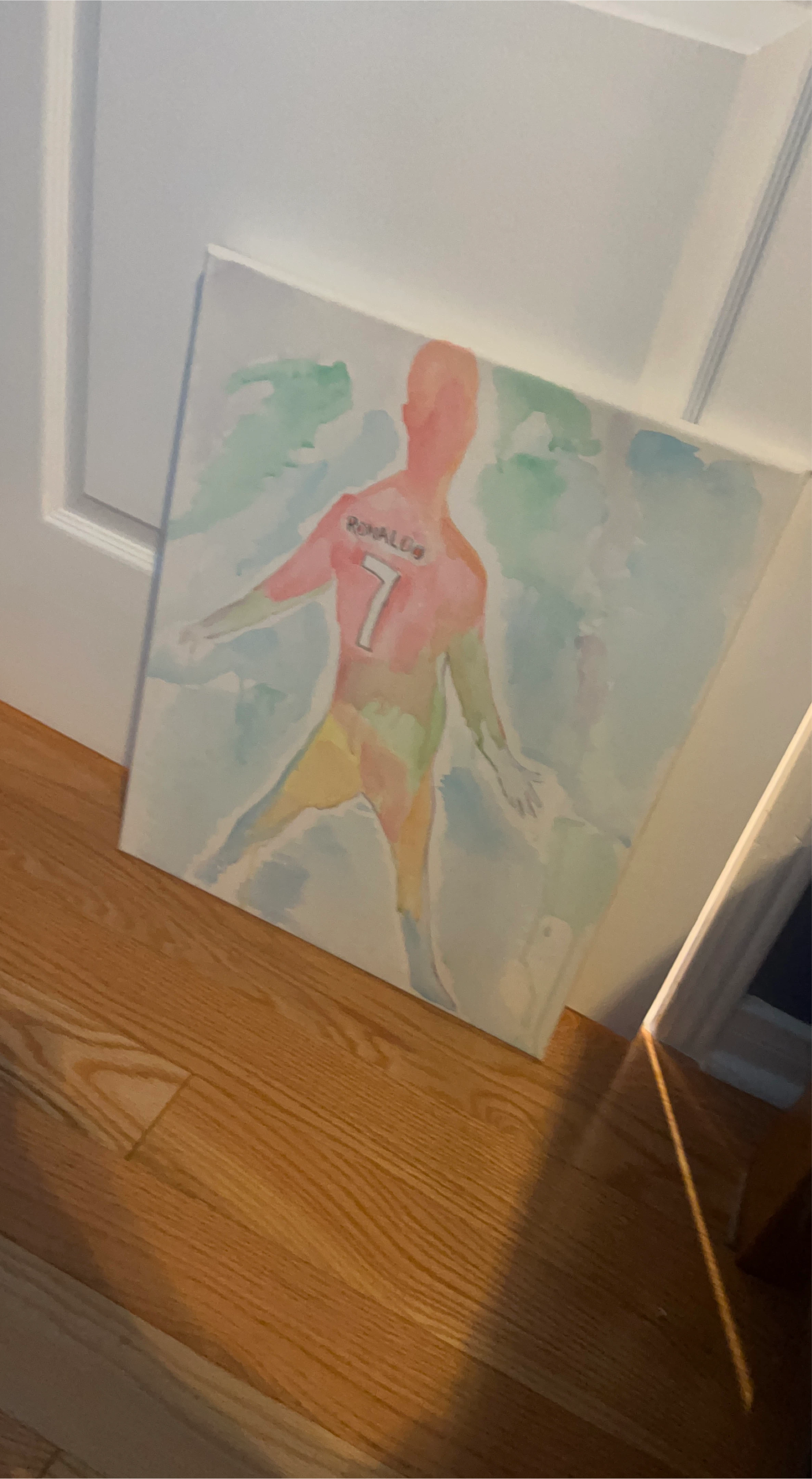 Ronaldo Watercolor Painting