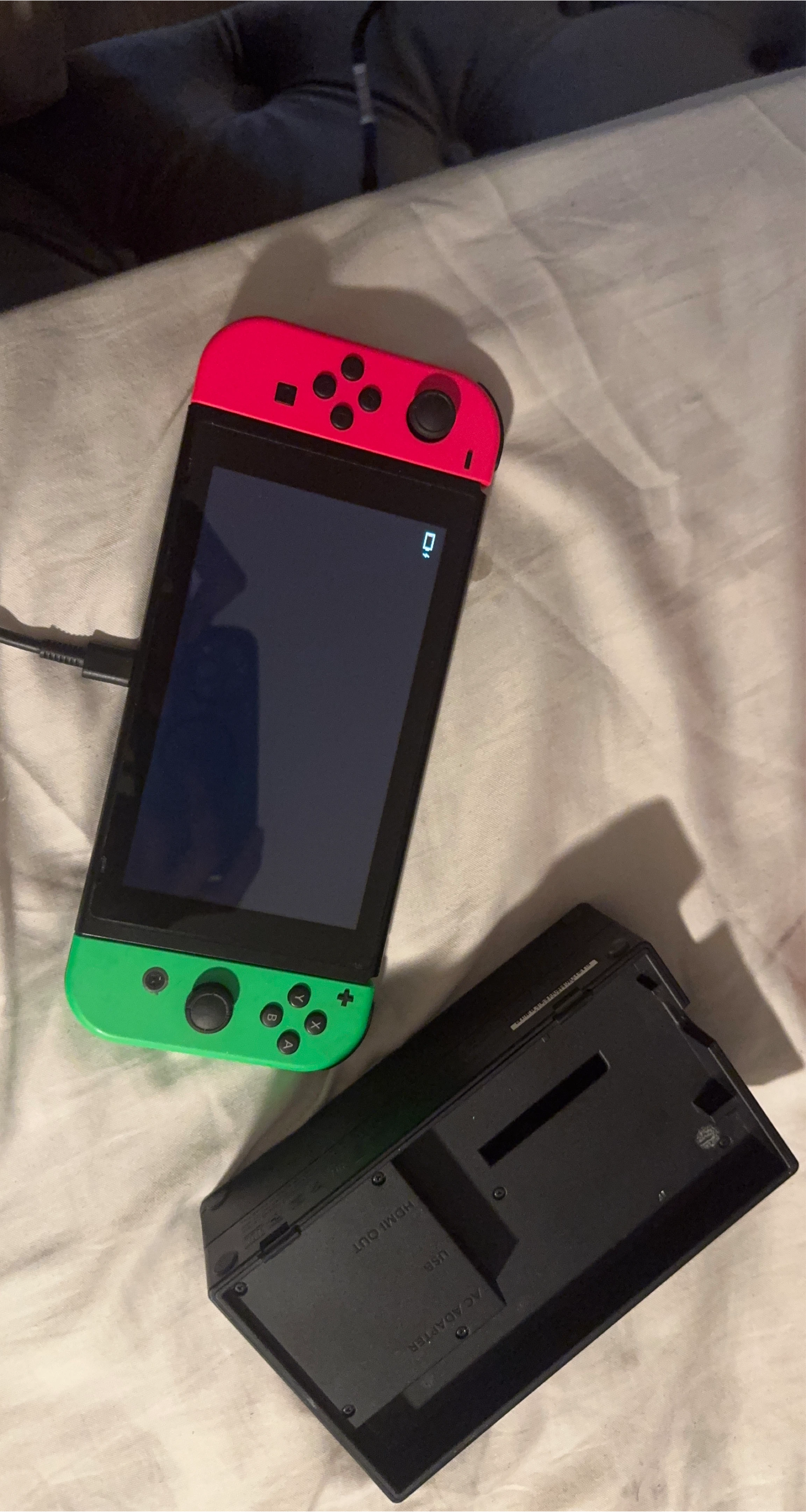 Nintendo Switch with Red and Green Joy-Cons - photo 2