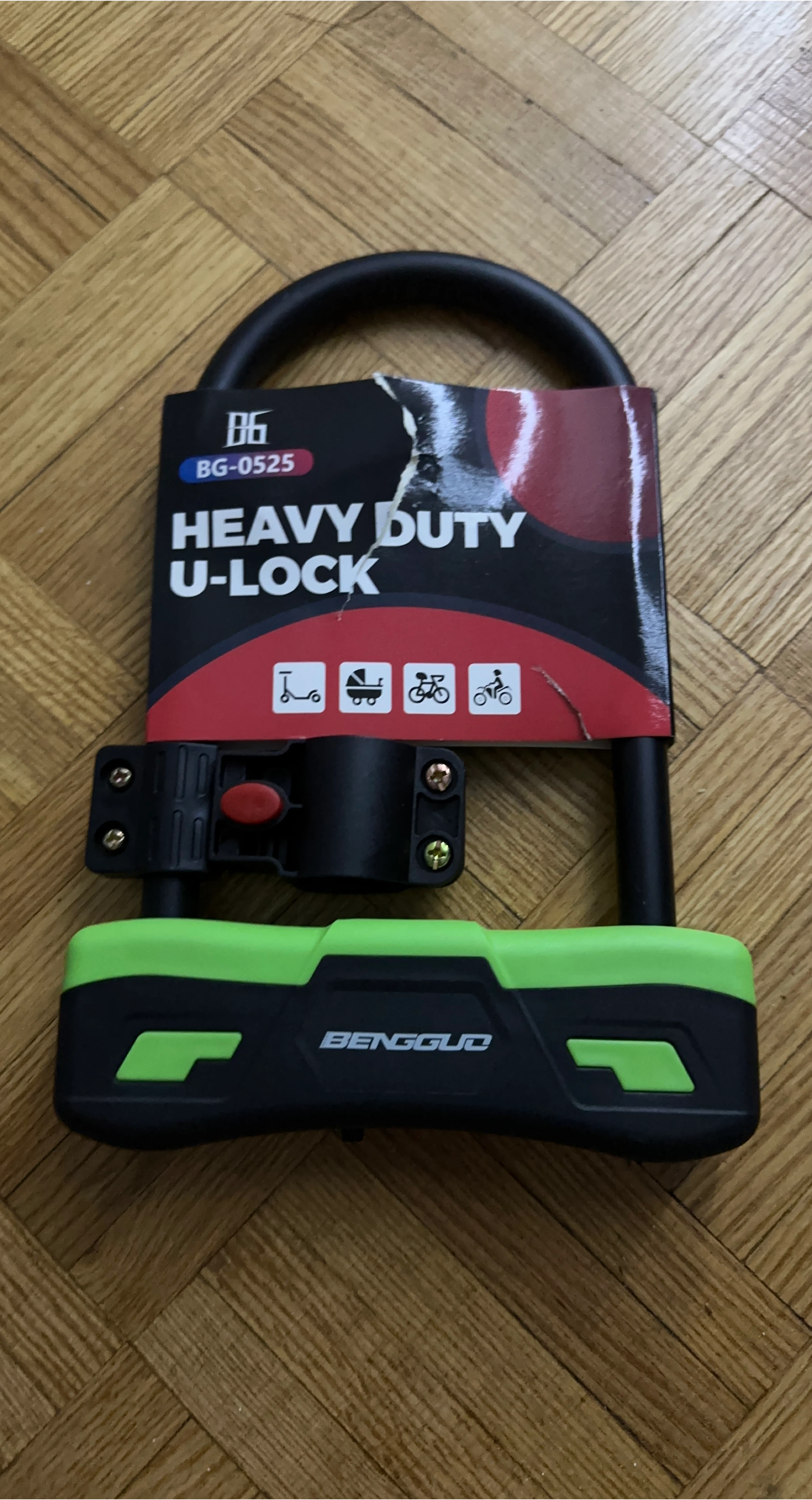 BENGGUD Heavy Duty U-Lock BG-0525