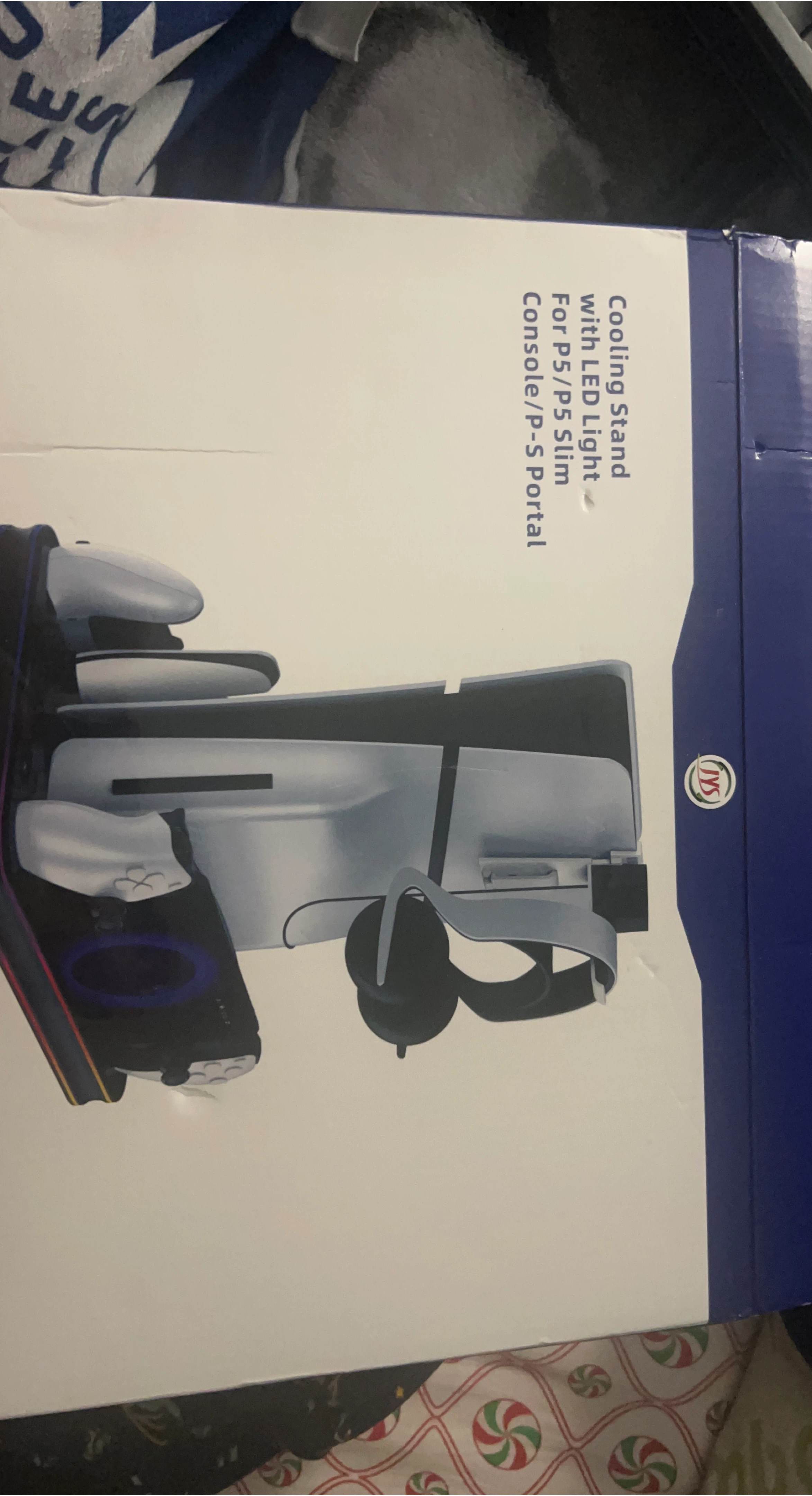 Cooling Stand with LED Light for PS5/PS5 Slim Console