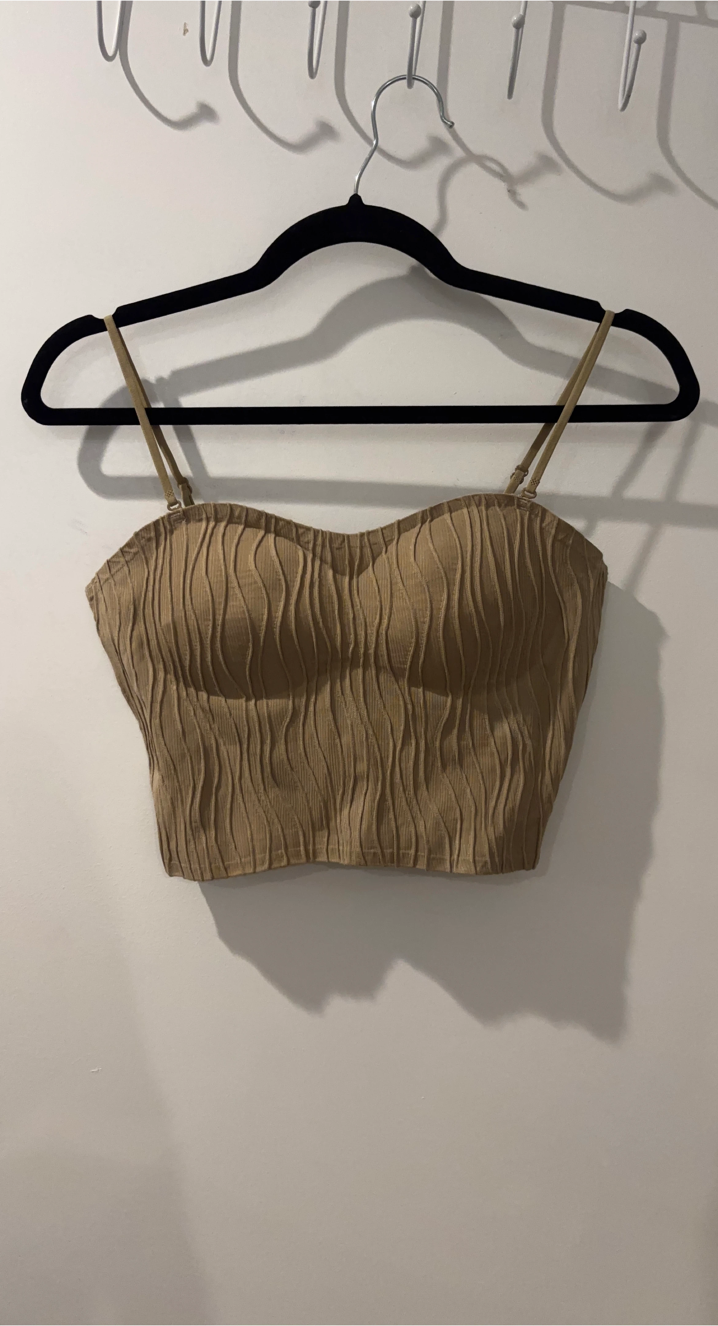 Tan Crop Top Bra