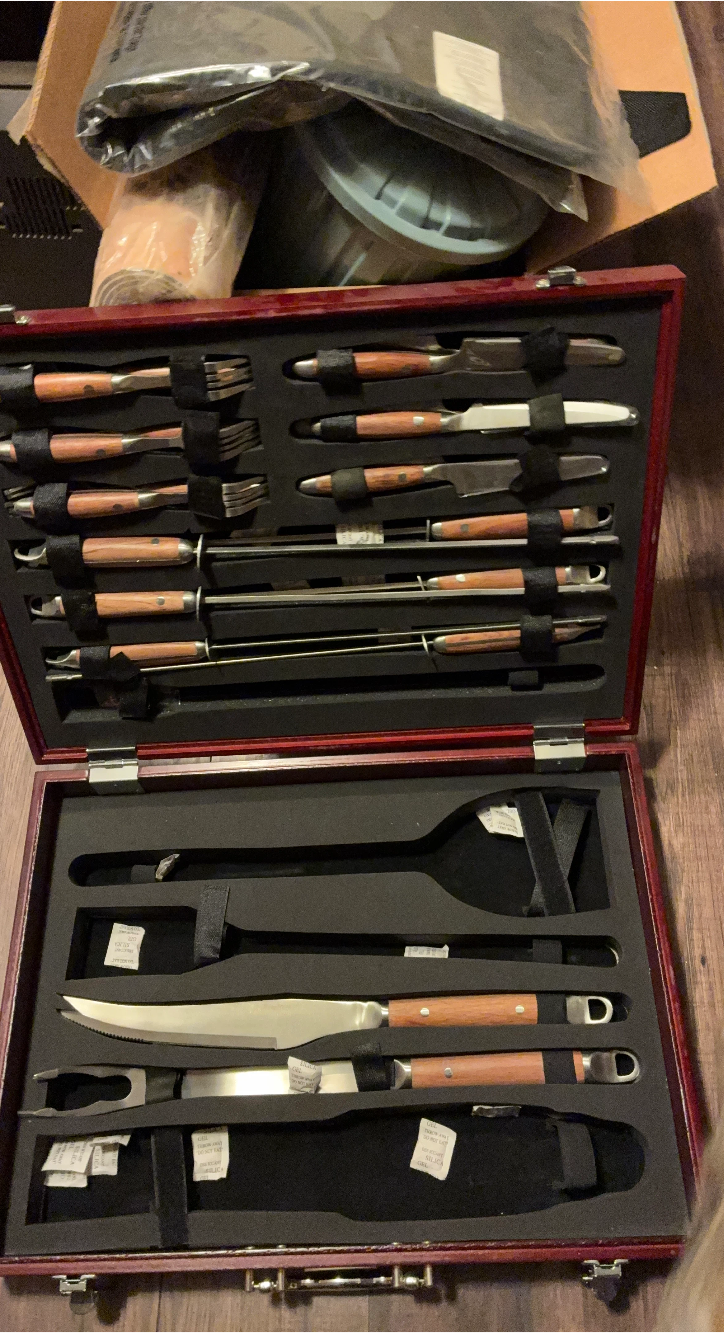 BBQ Grill Tool Set with Case