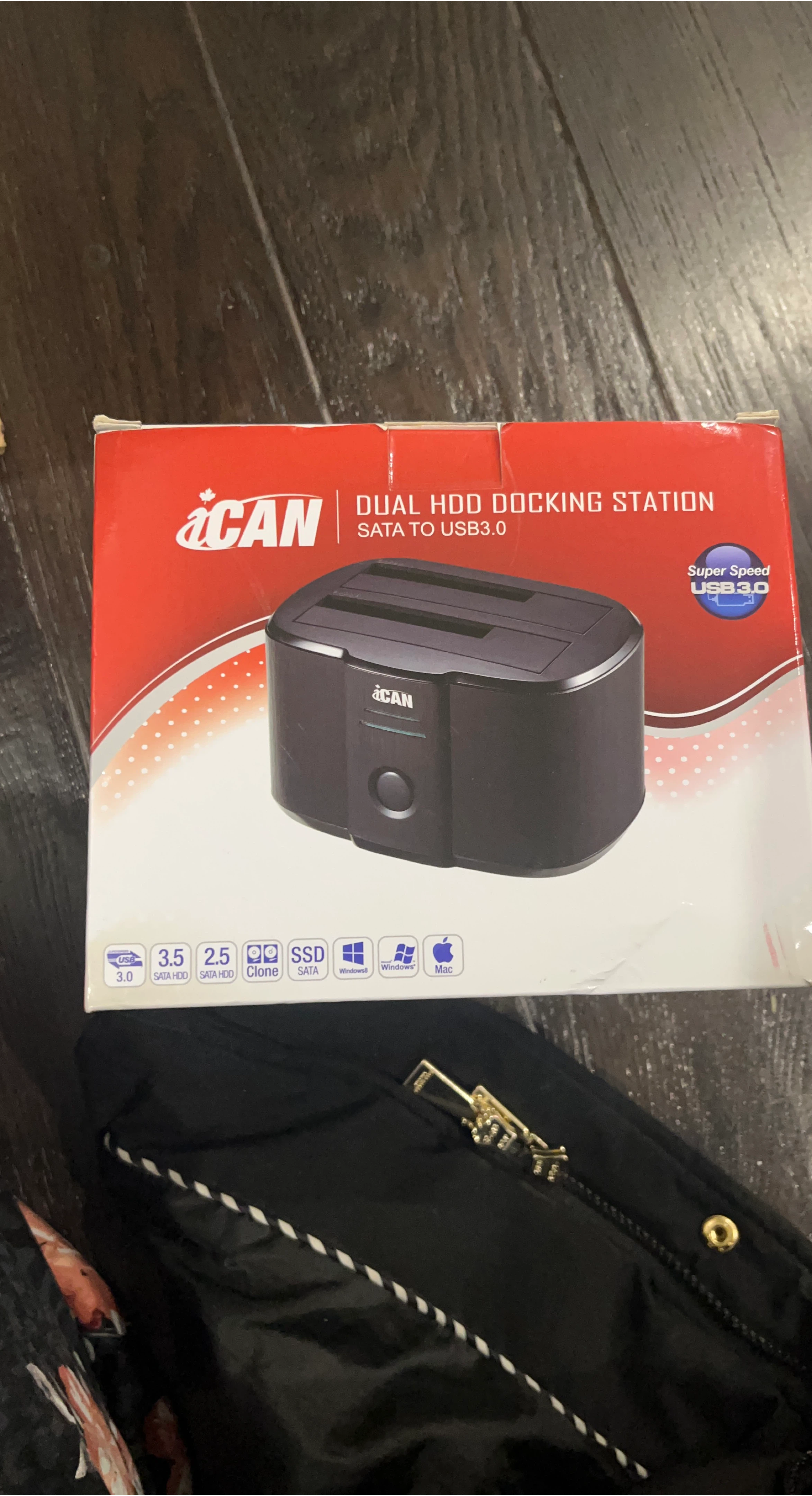 iCAN Dual HDD Docking Station SATA to USB3.0