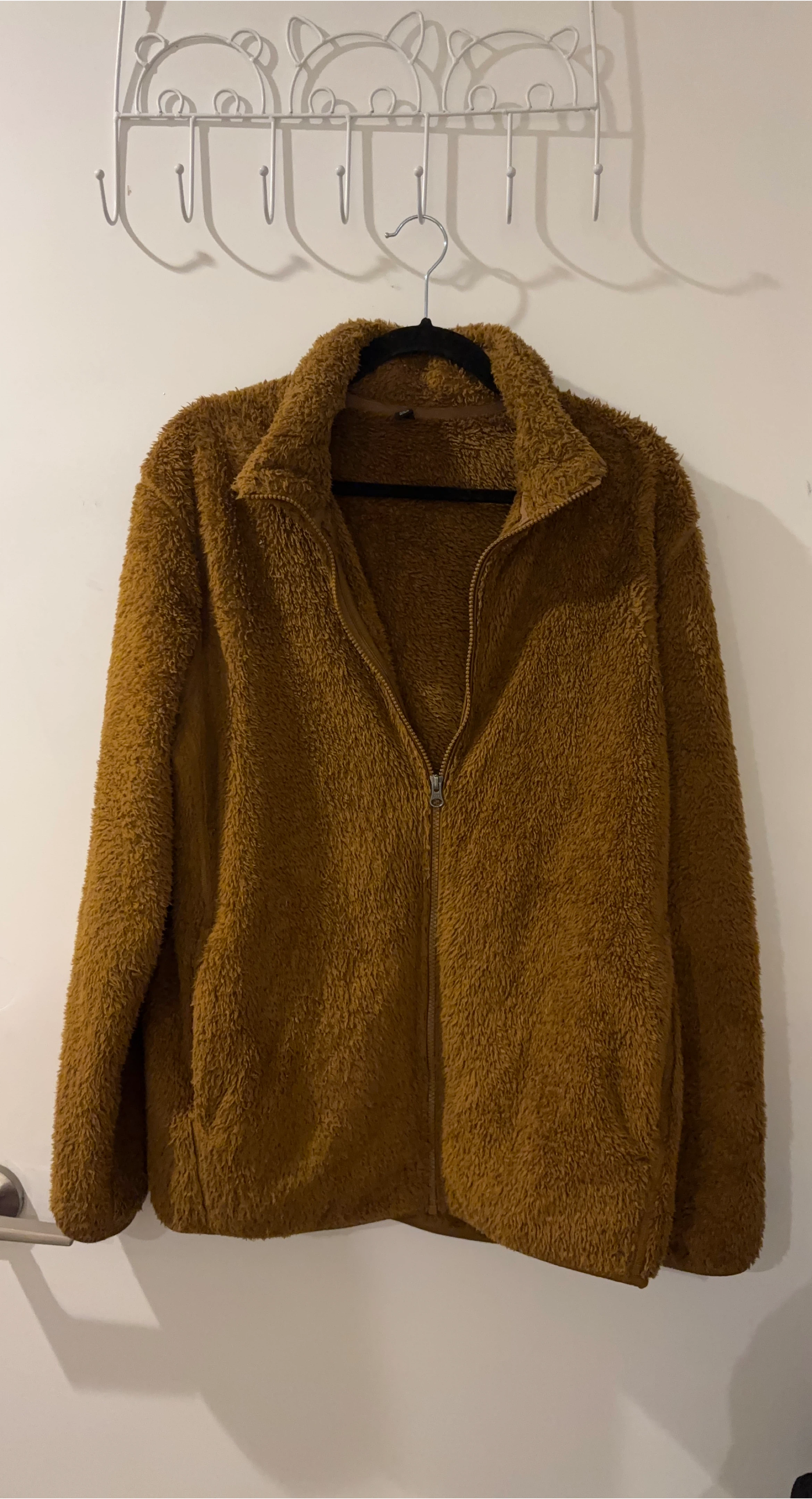 Uniqlo Brown Fleece Jacket
