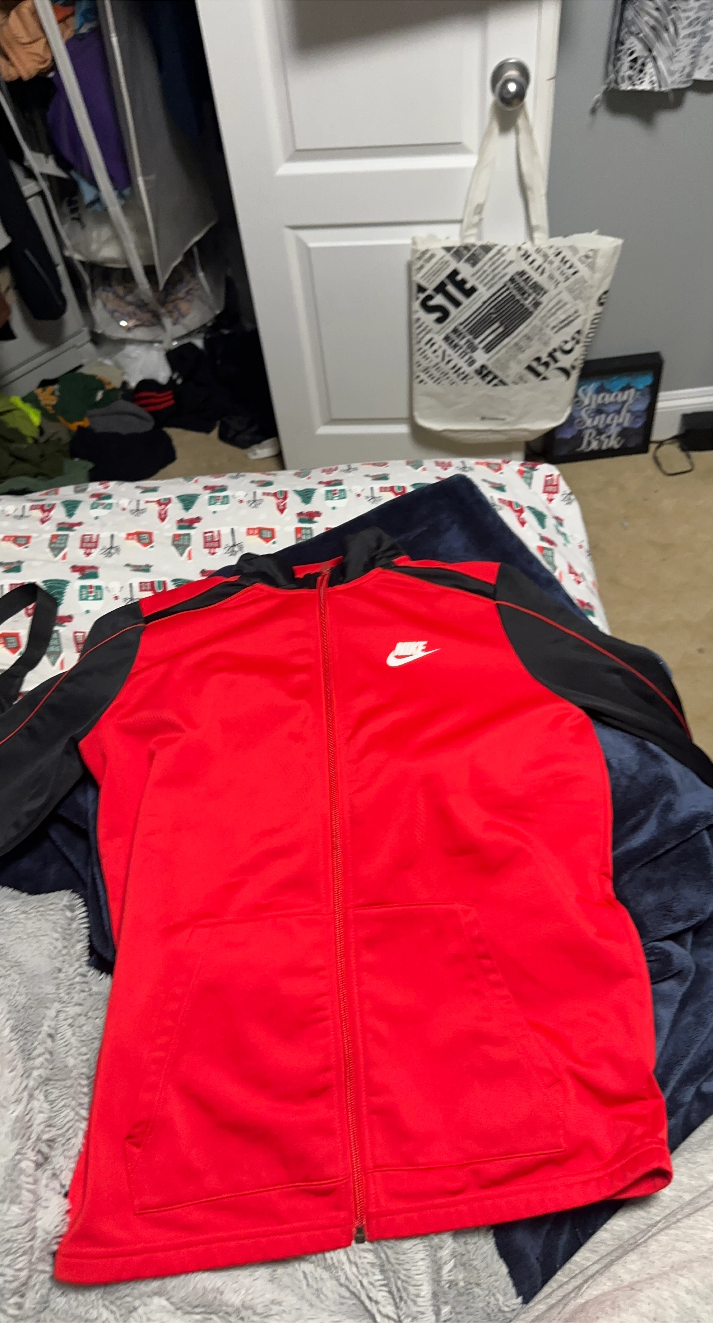 Nike Red & Black Jacket