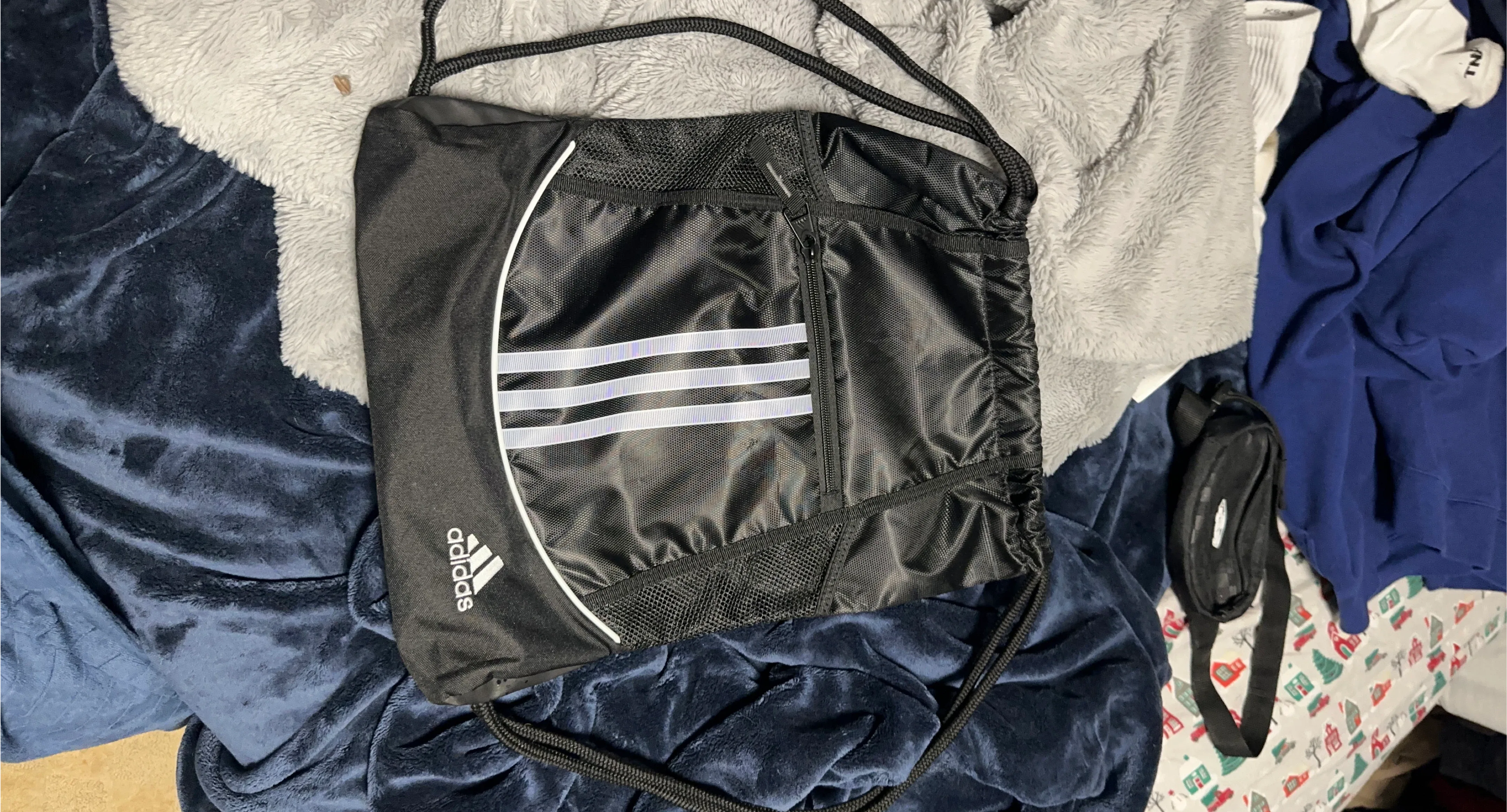 Adidas Black Drawstring Bag