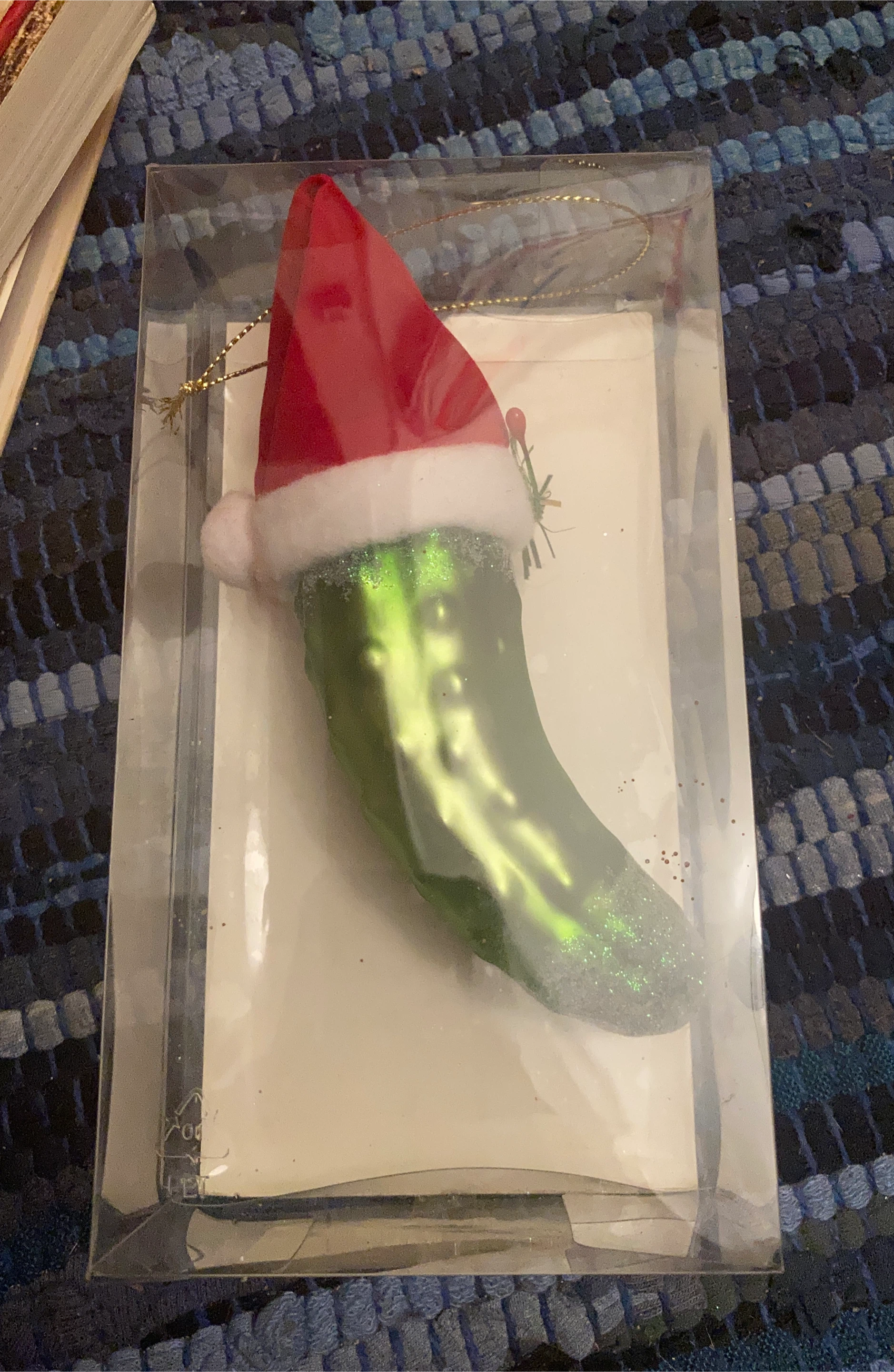 Christmas Pickle Ornament - in Box! #cleanout