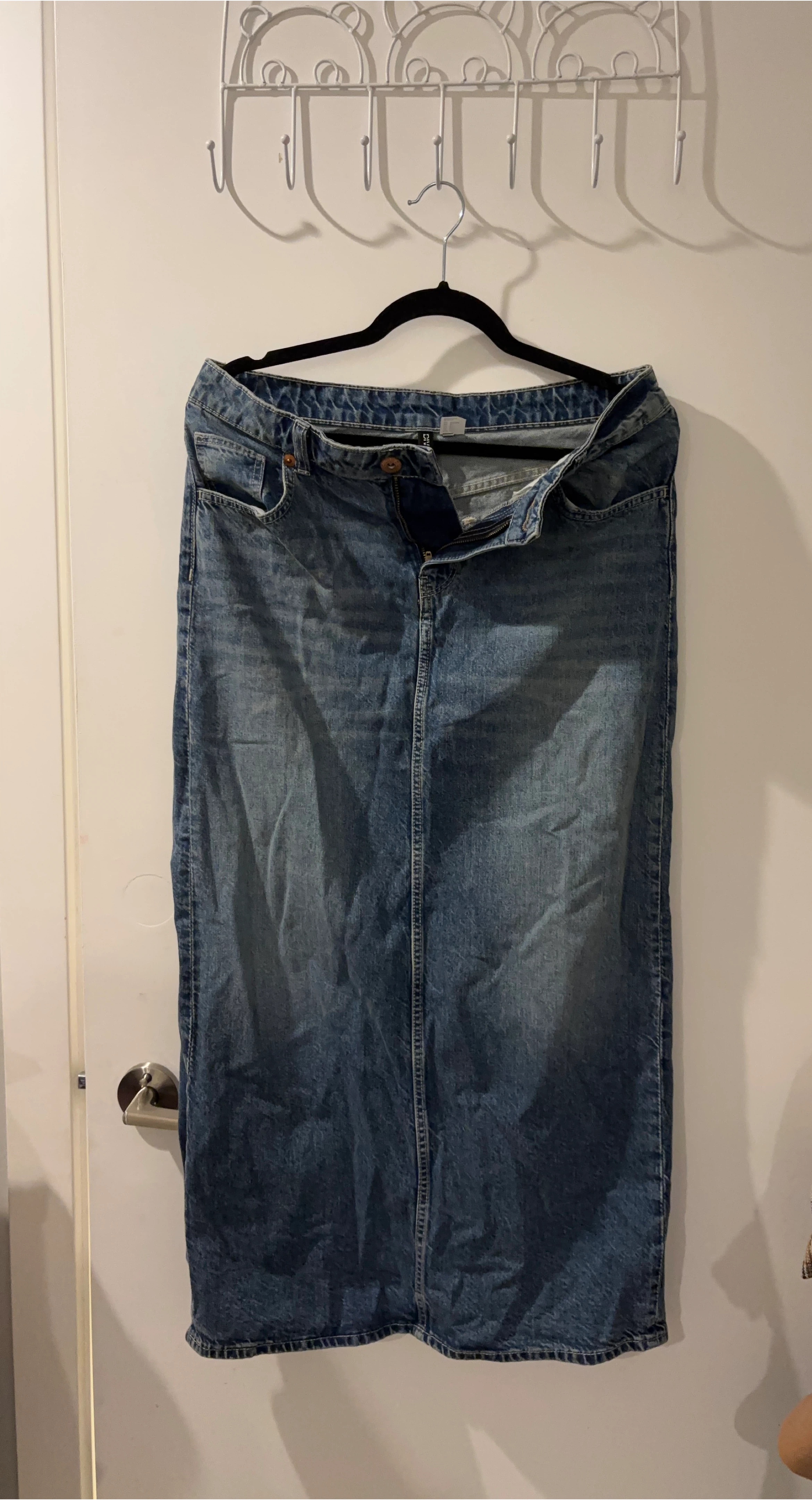 H&M Denim Maxi Skirt