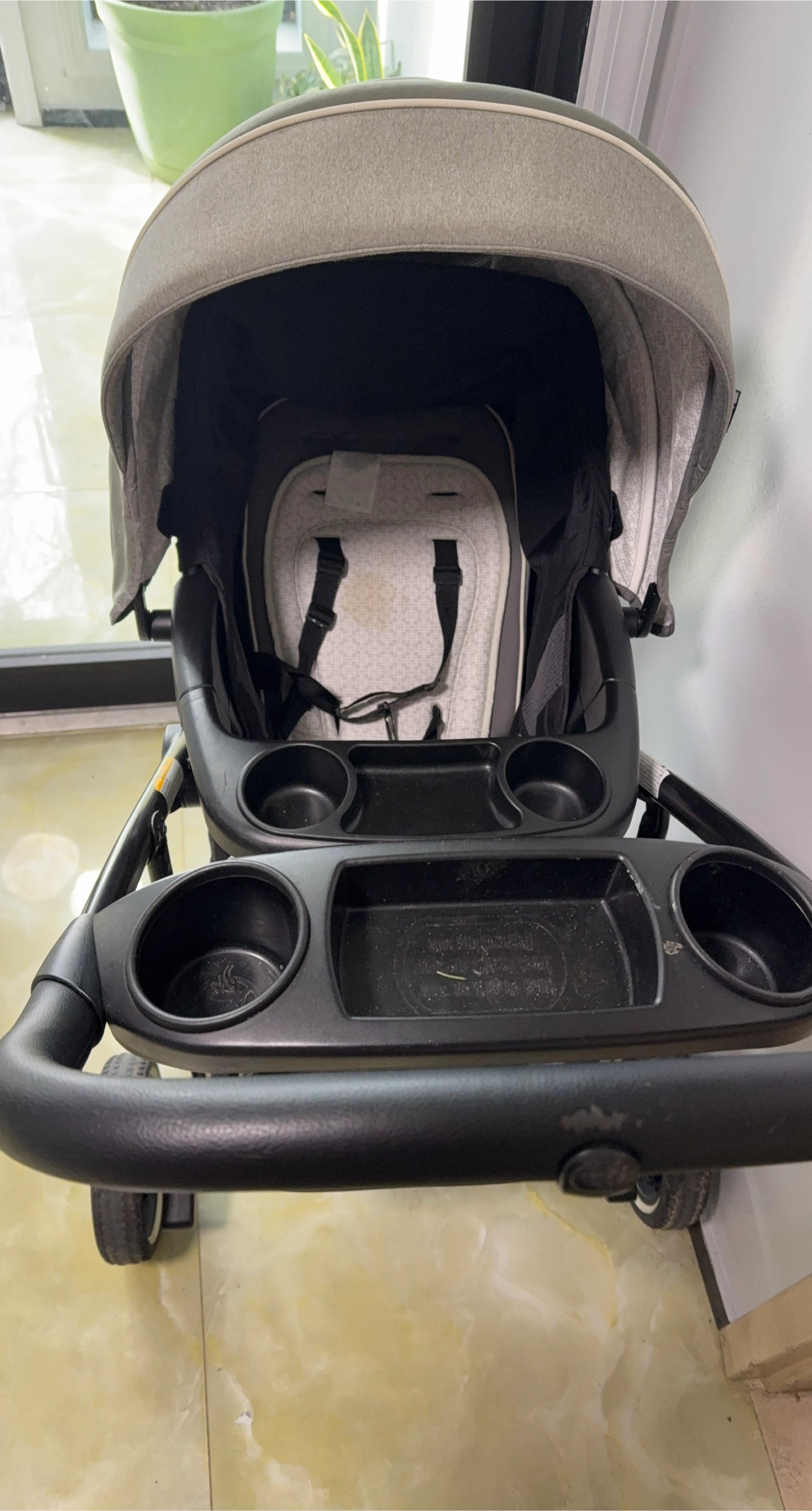 Grey Baby Stroller