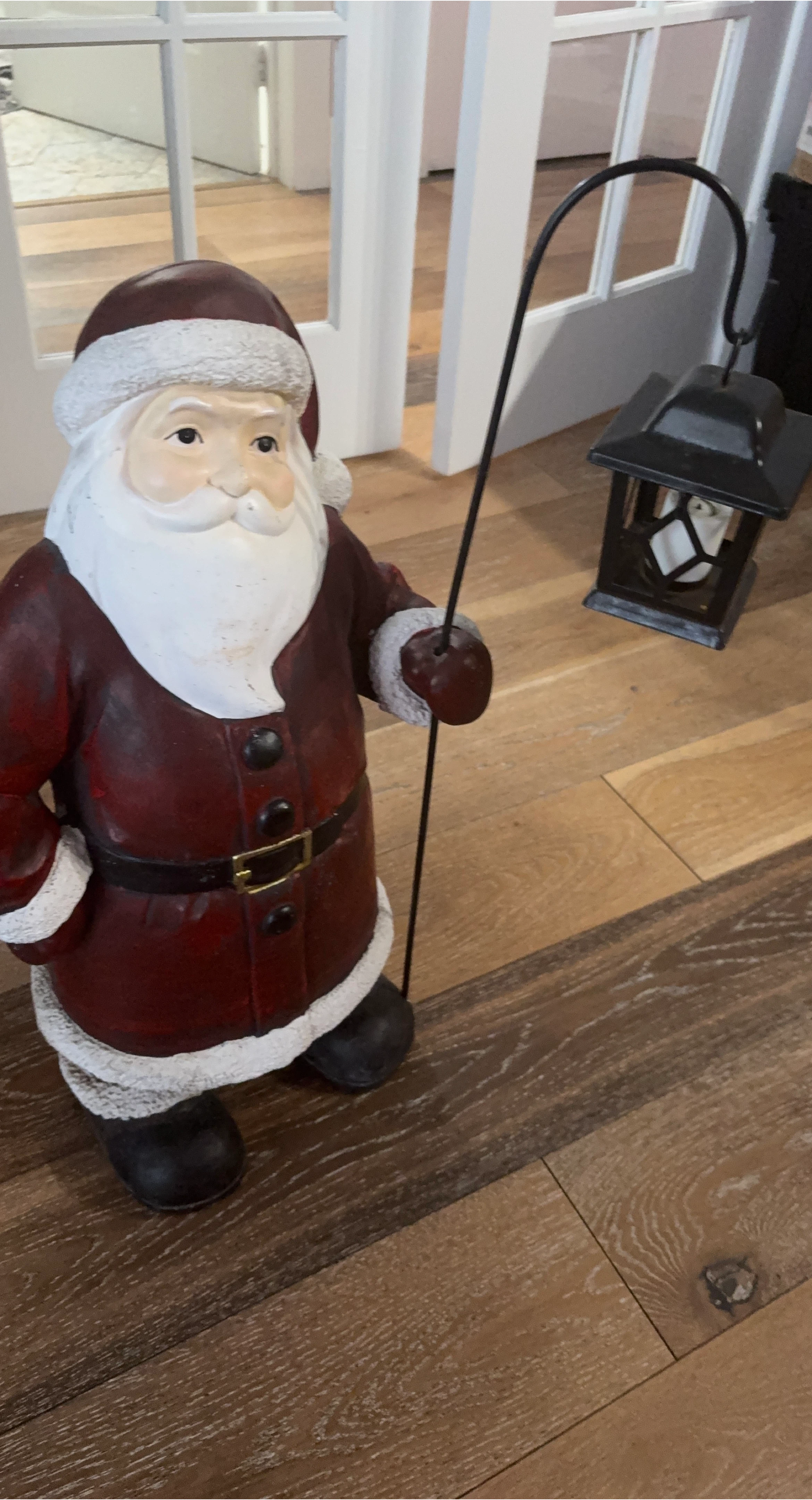 Santa Claus Figurine with Lantern