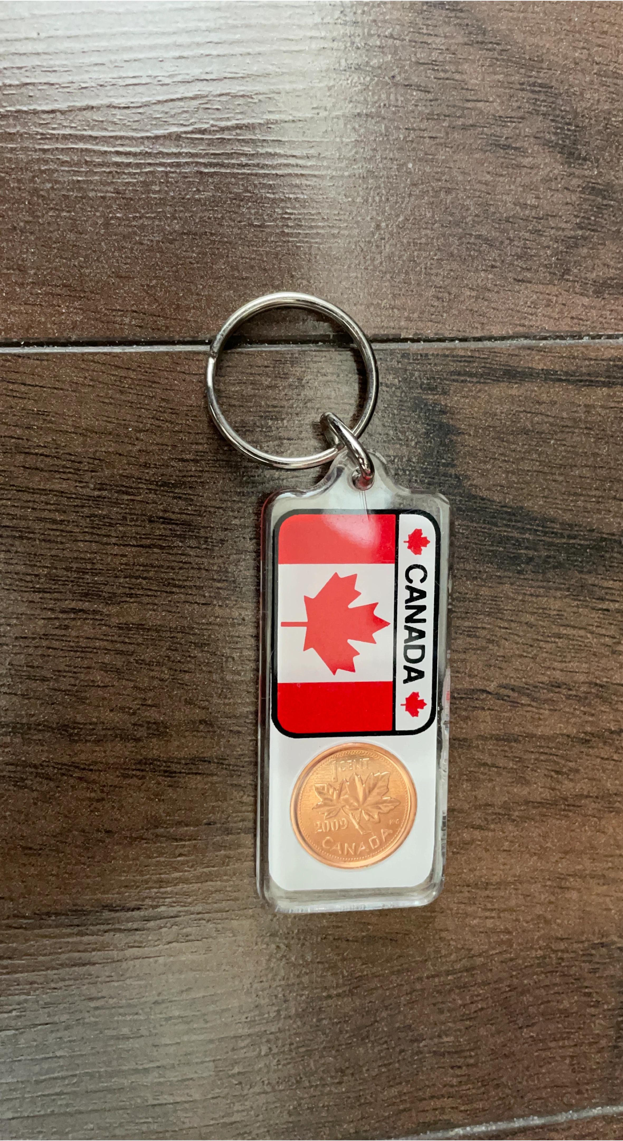 Canada Lucky Penny Keychain