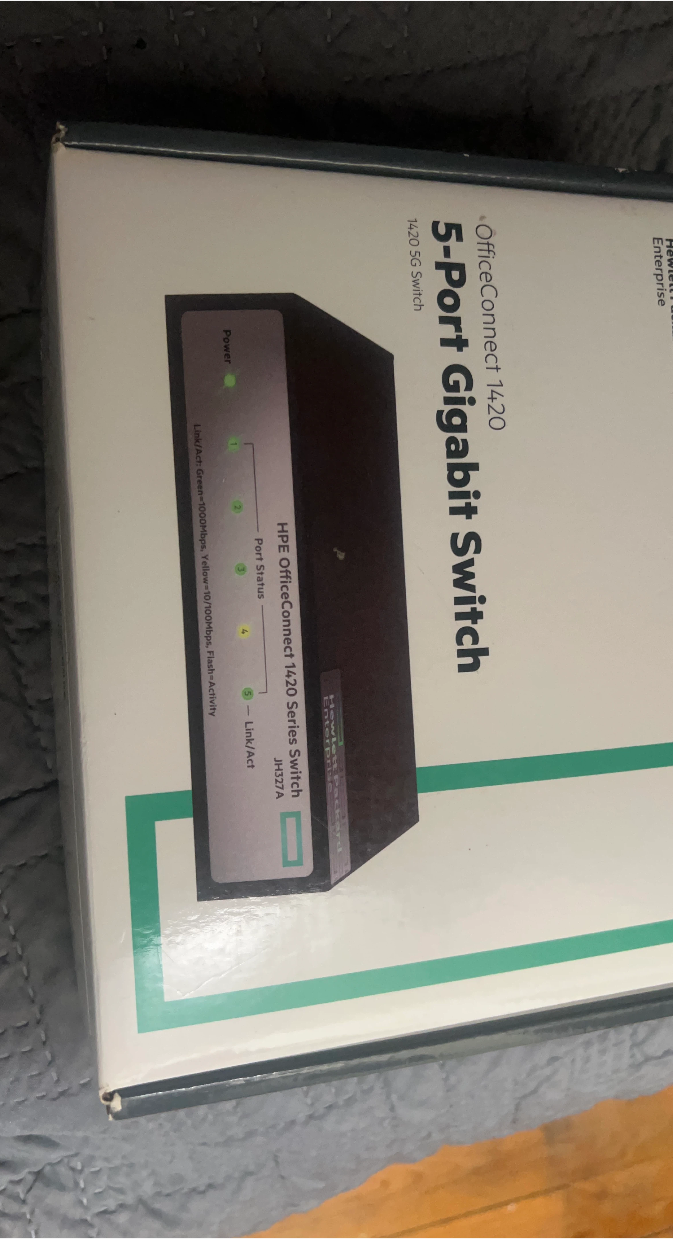 HP OfficeConnect 1420 5-Port Gigabit Switch - New