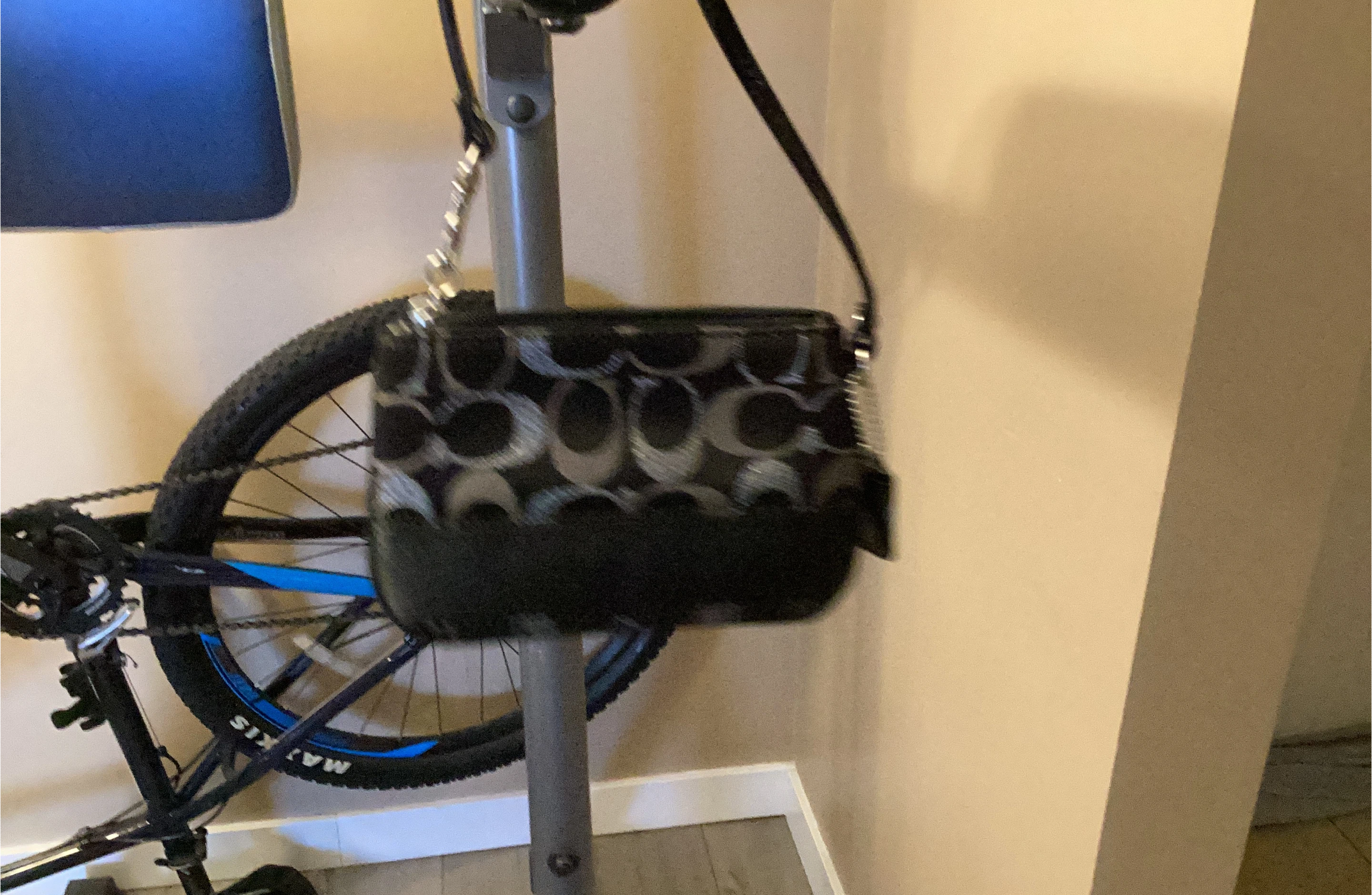 Coach Black Patterned Handbag