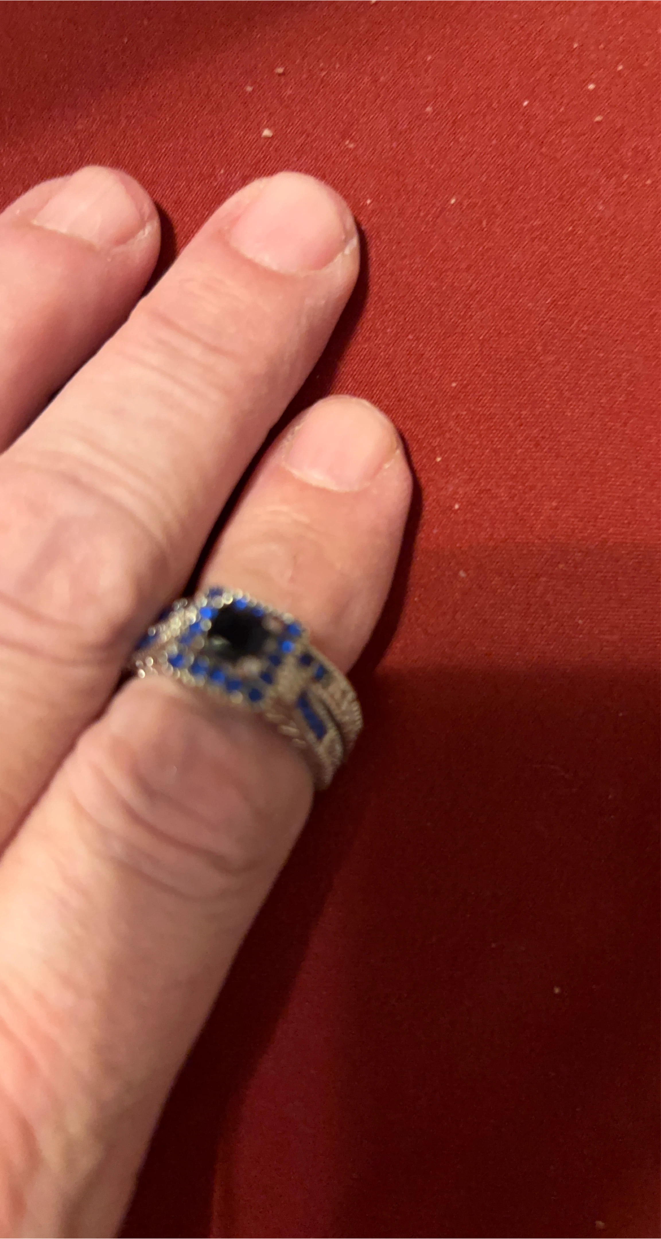 Blue & Silver Ring