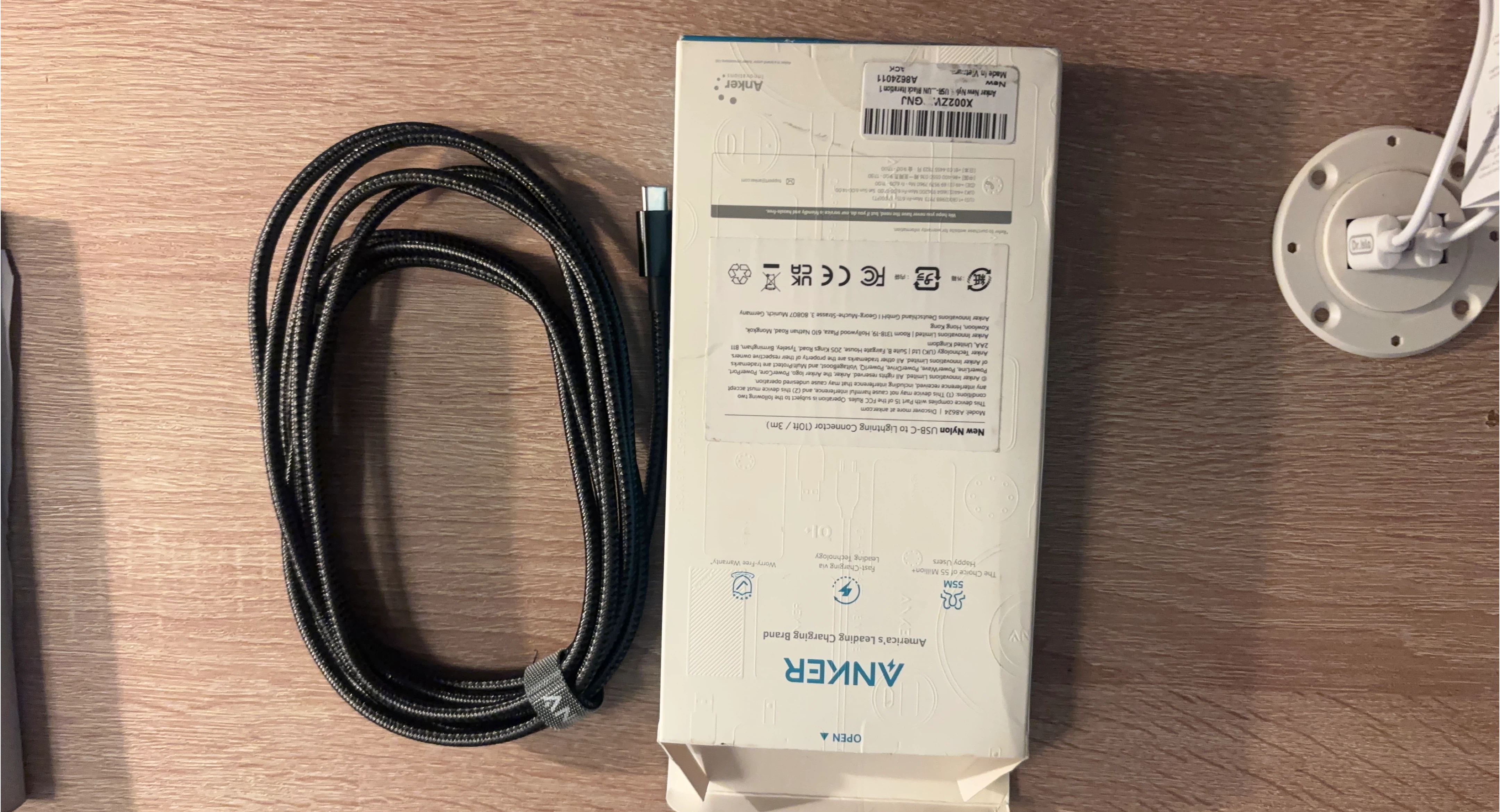 Anker Nylon USB-C to Lightning Cable (10ft/3m)