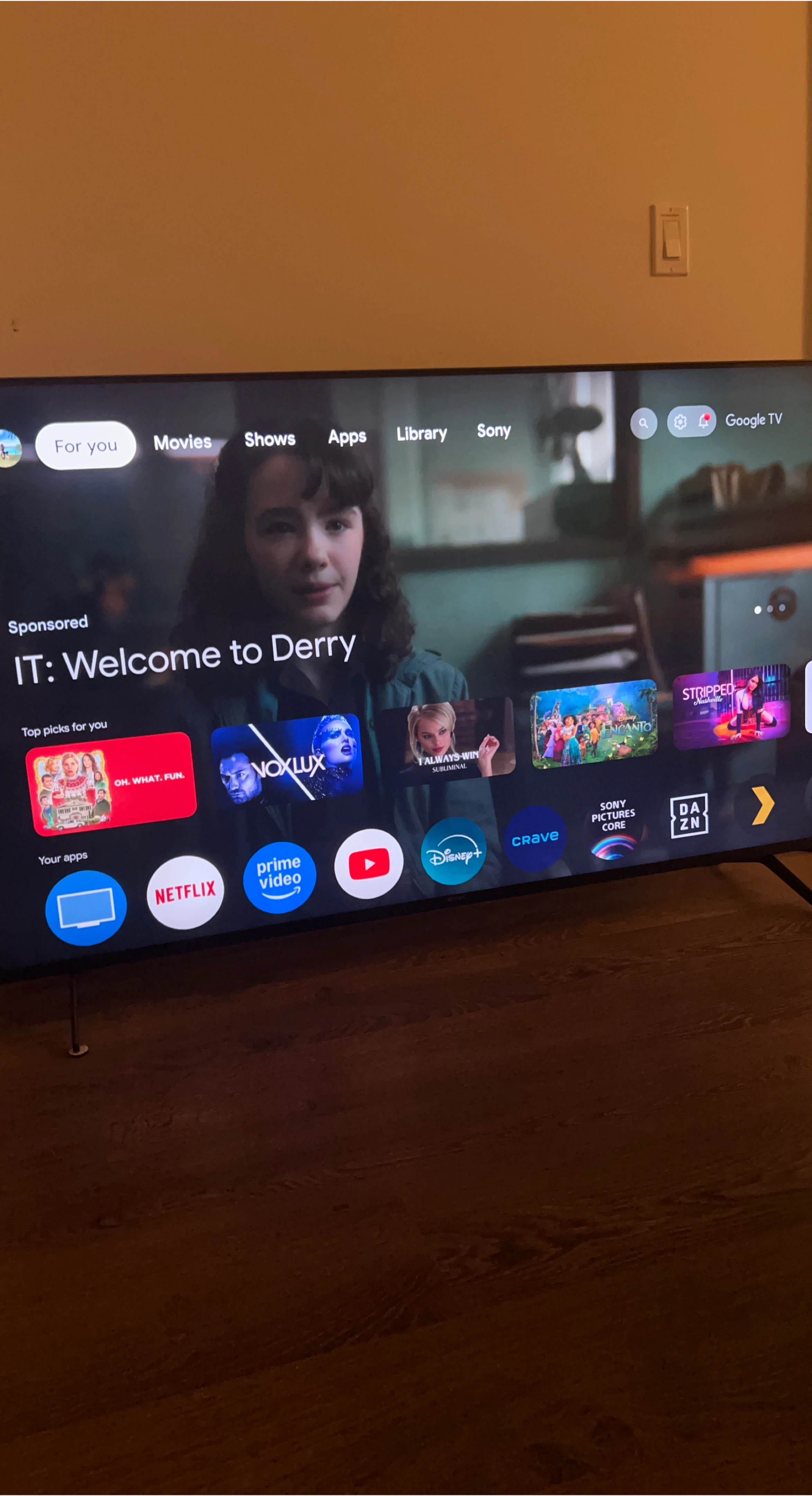 Pickup by Wednesday! 65” Sony Google Smart TV