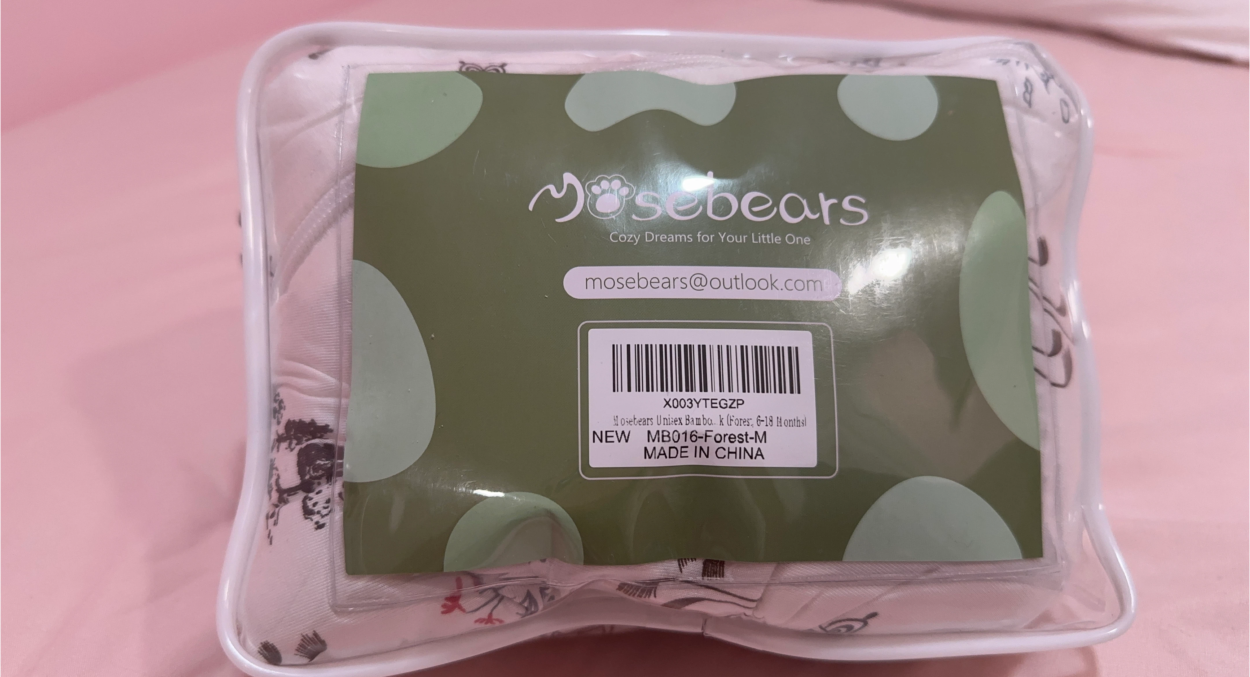 New Mosebears Forest M Sleeping Sack 6-18 Months