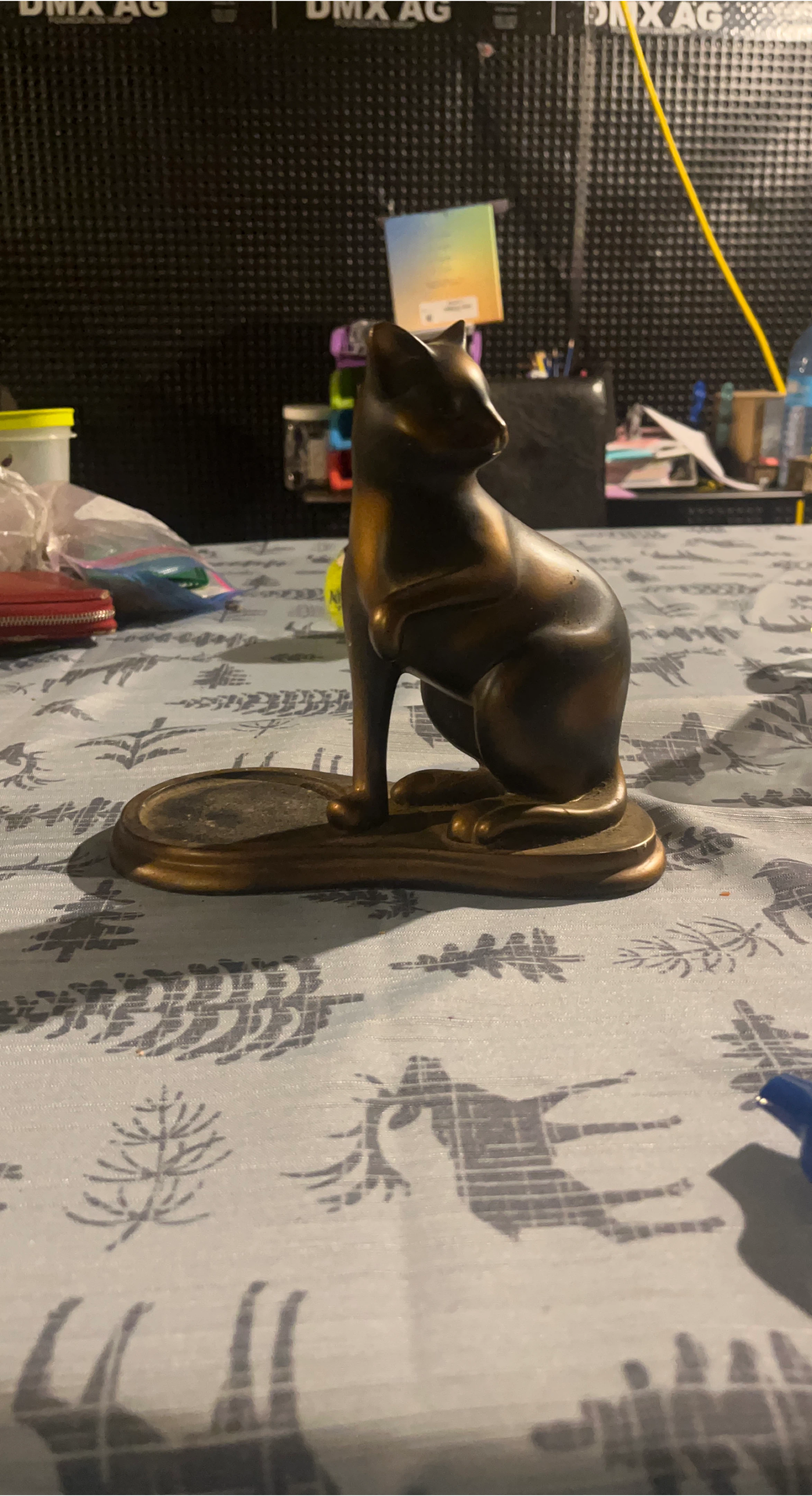 Bronze Cat Statue