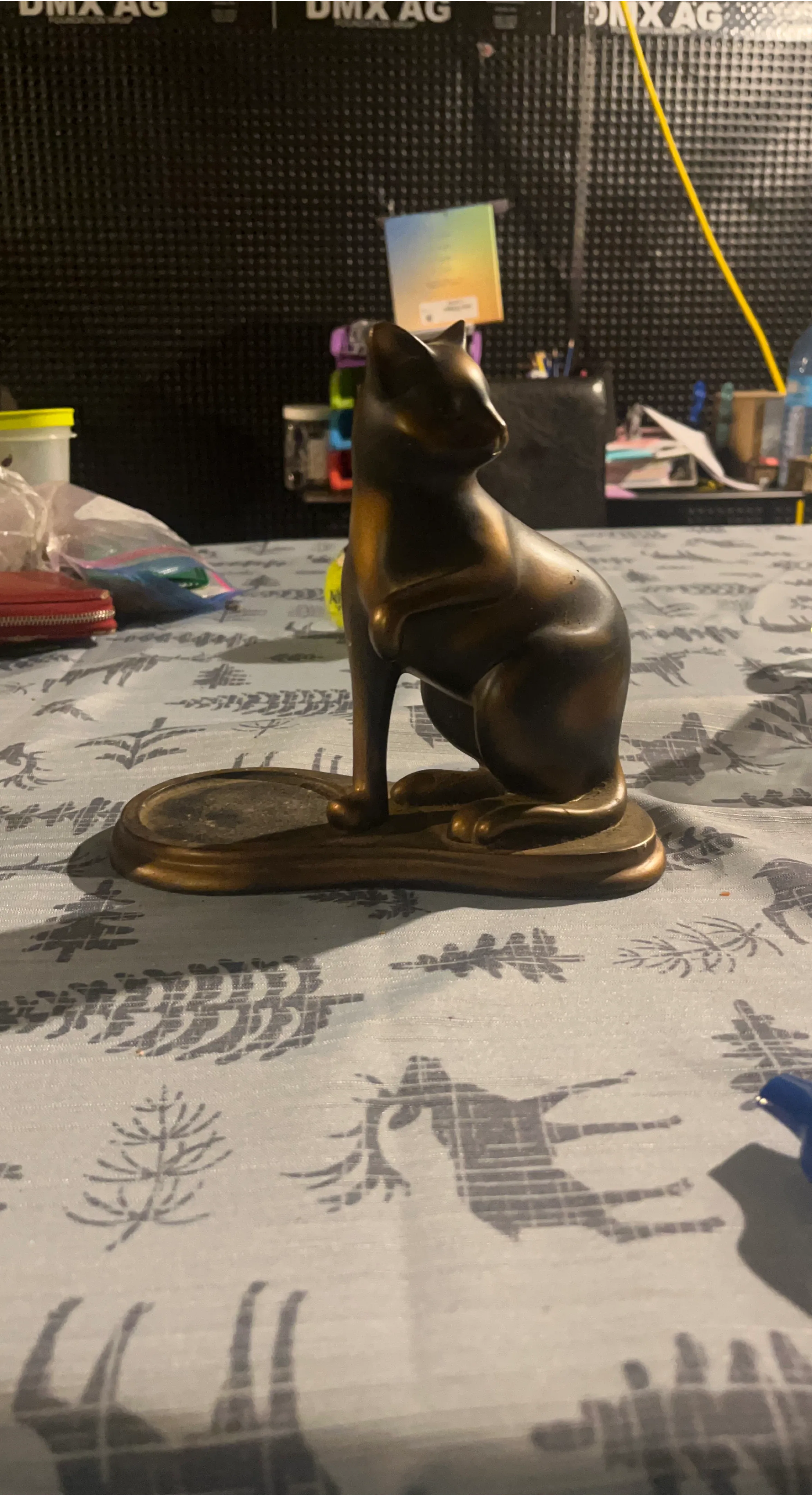 Bronze Cat Statue
