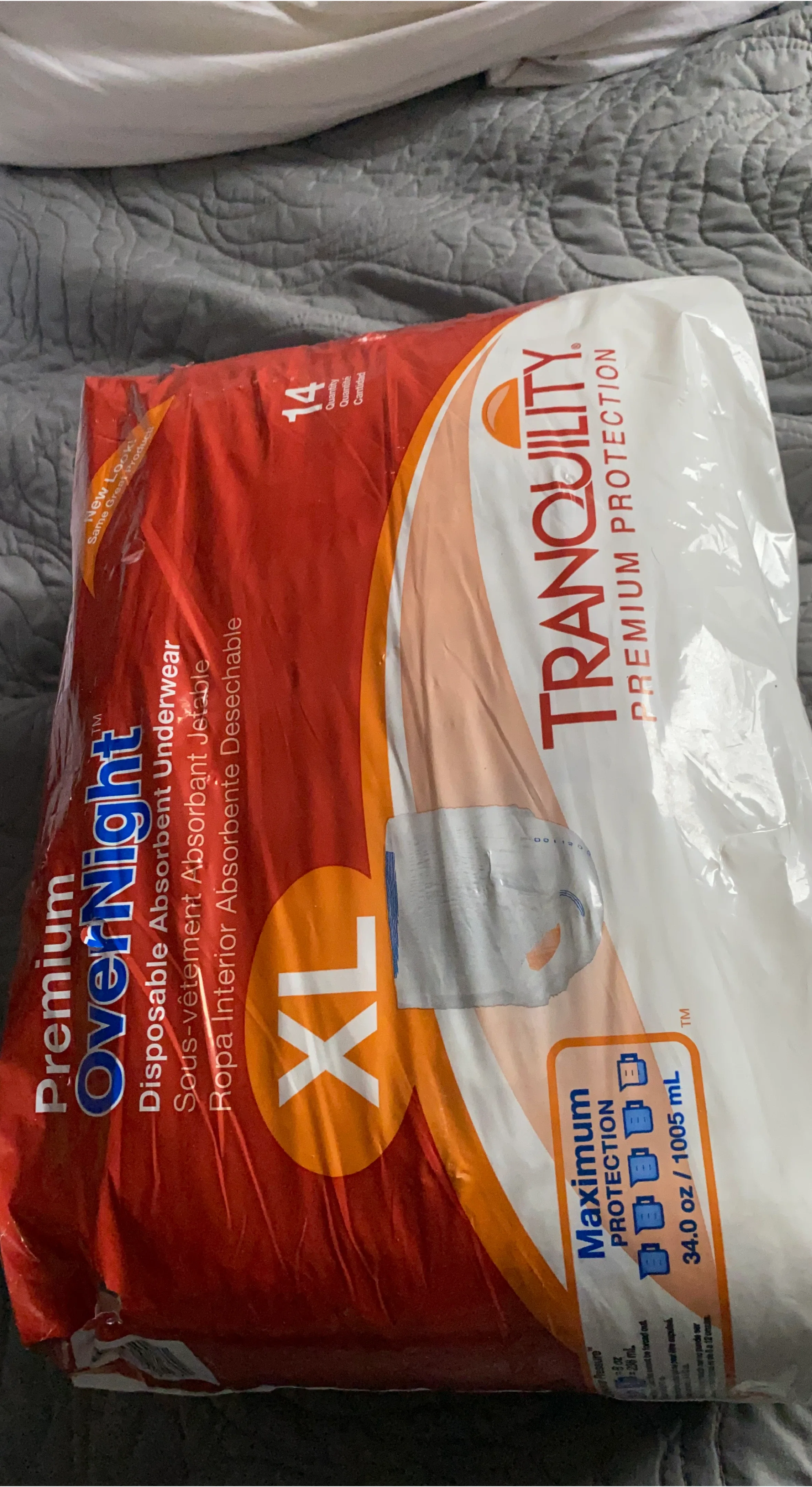 New Tranquility OverNight Underwear XL