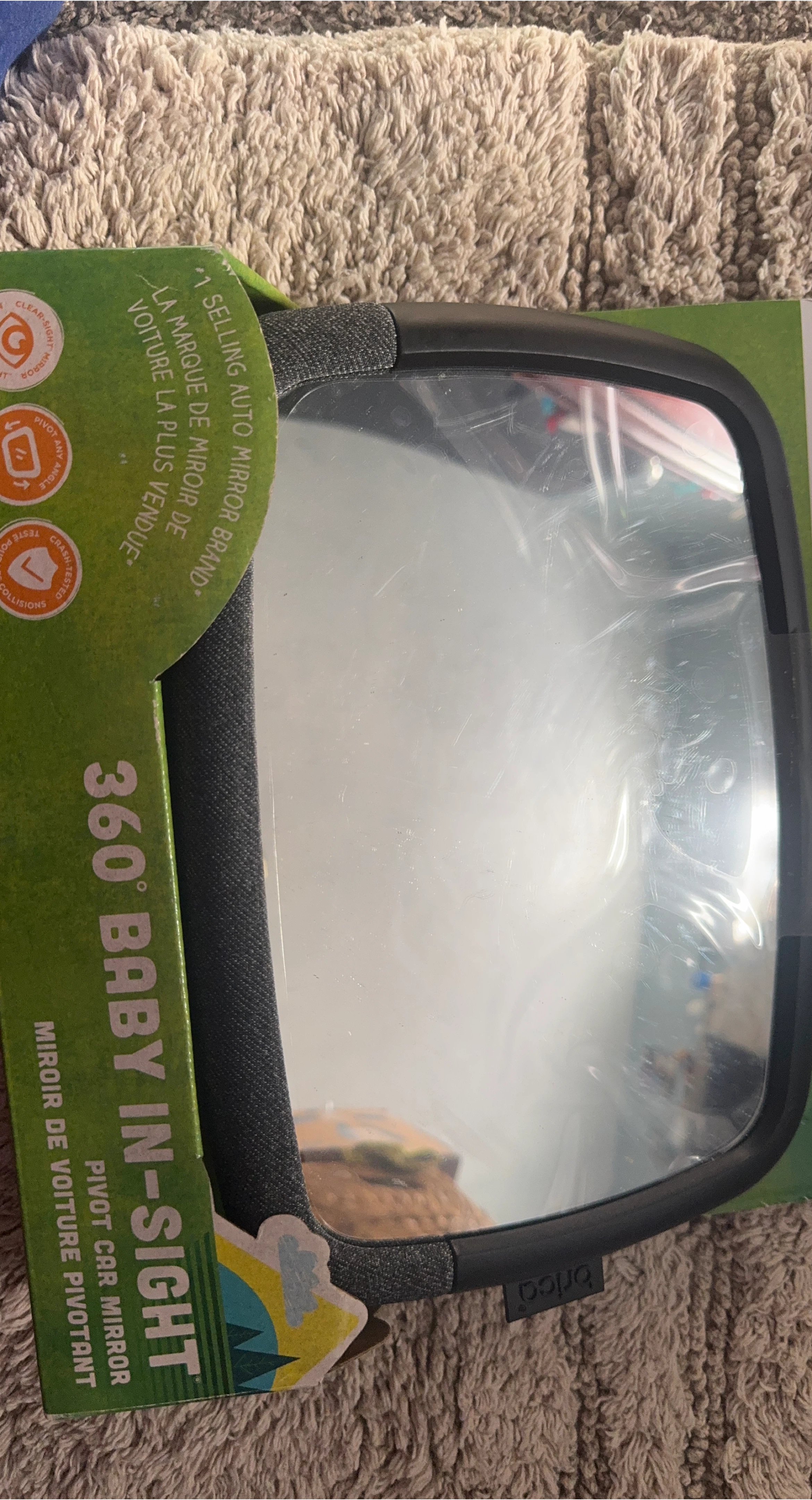 Brica 360° Baby In-Sight Pivot Car Mirror
