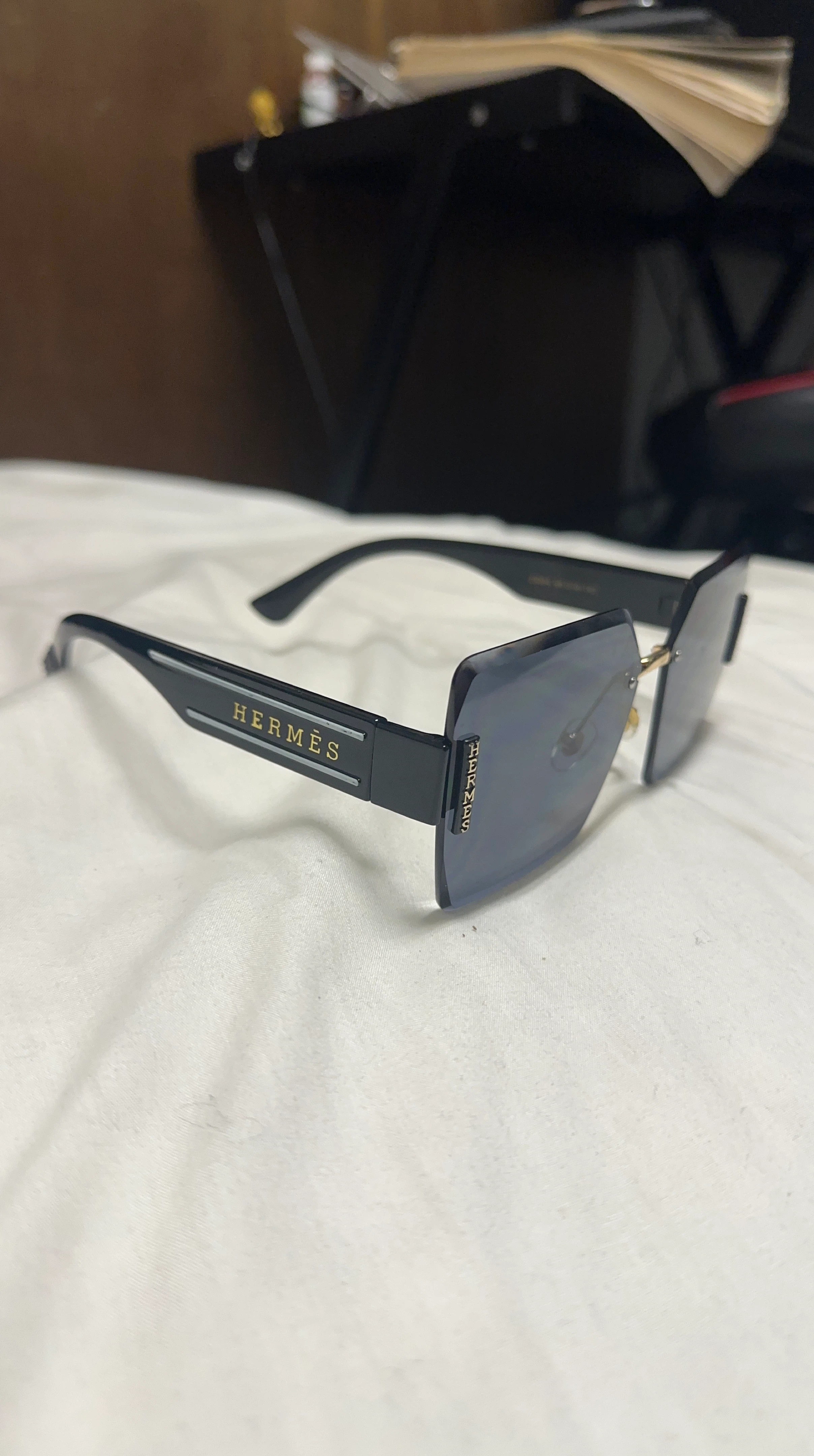 Hermes Black Sunglasses
