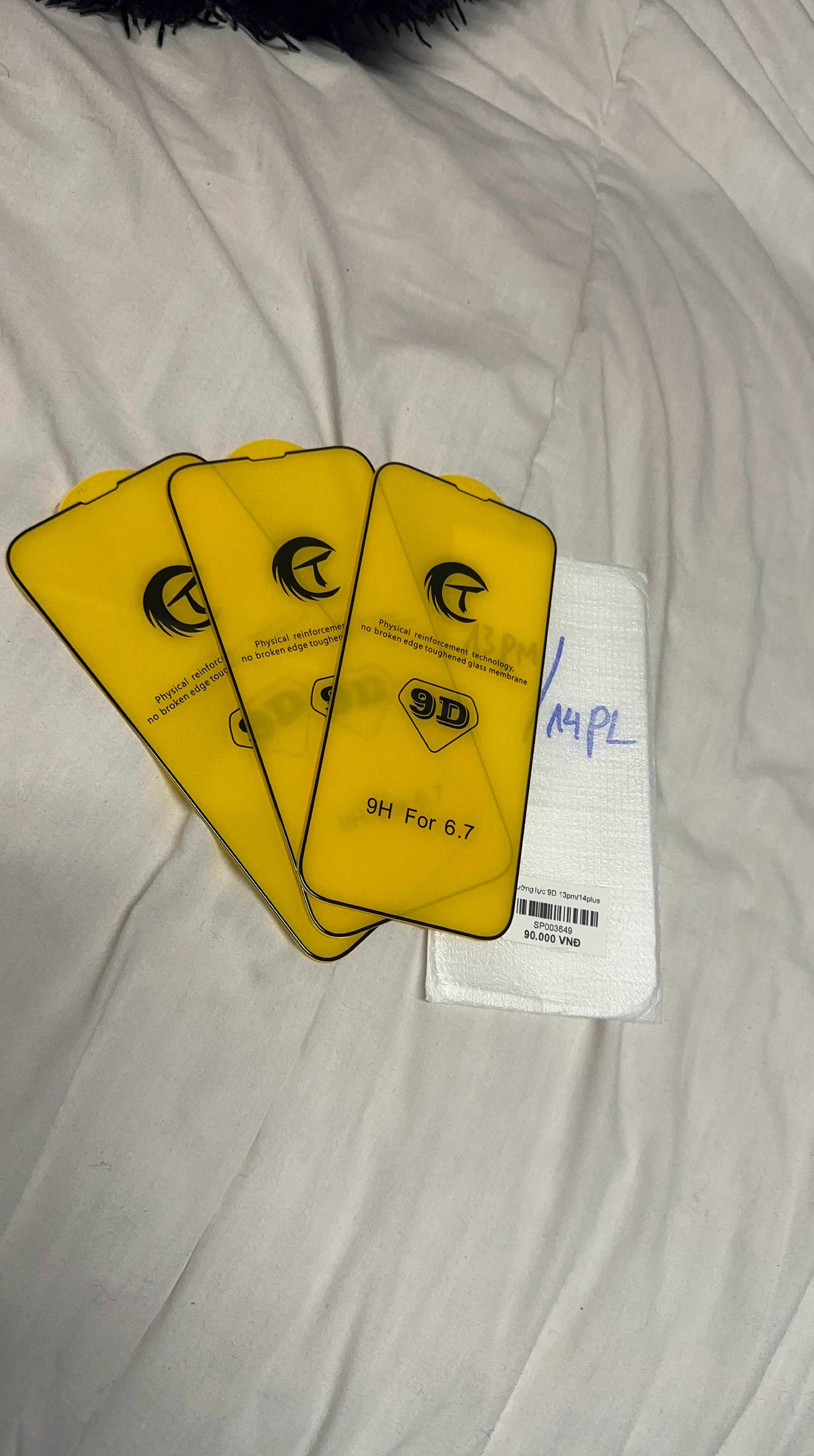 9D 9H For 6.7 Screen Protector