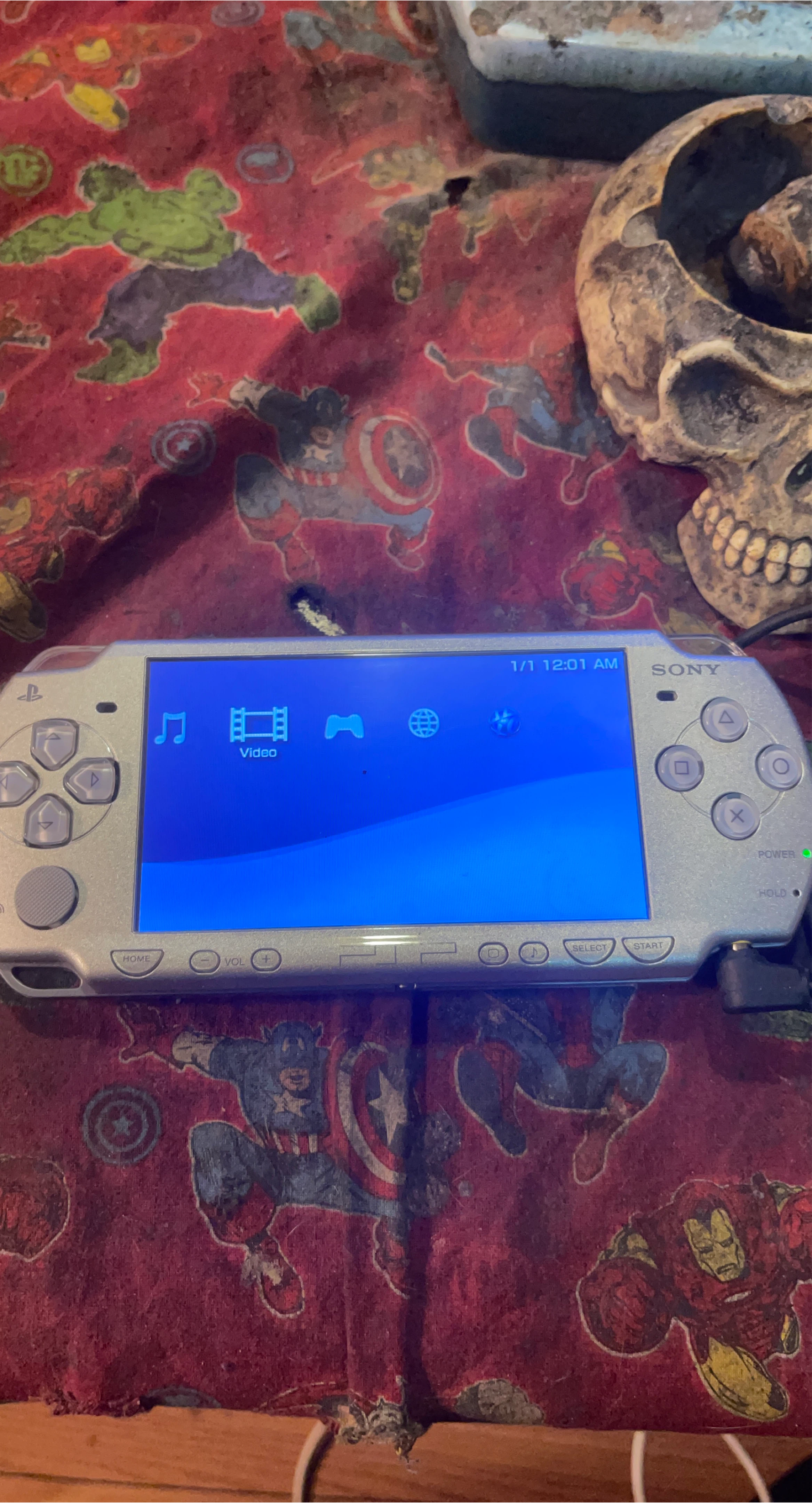 Sony PSP Portable Console with Games & Case