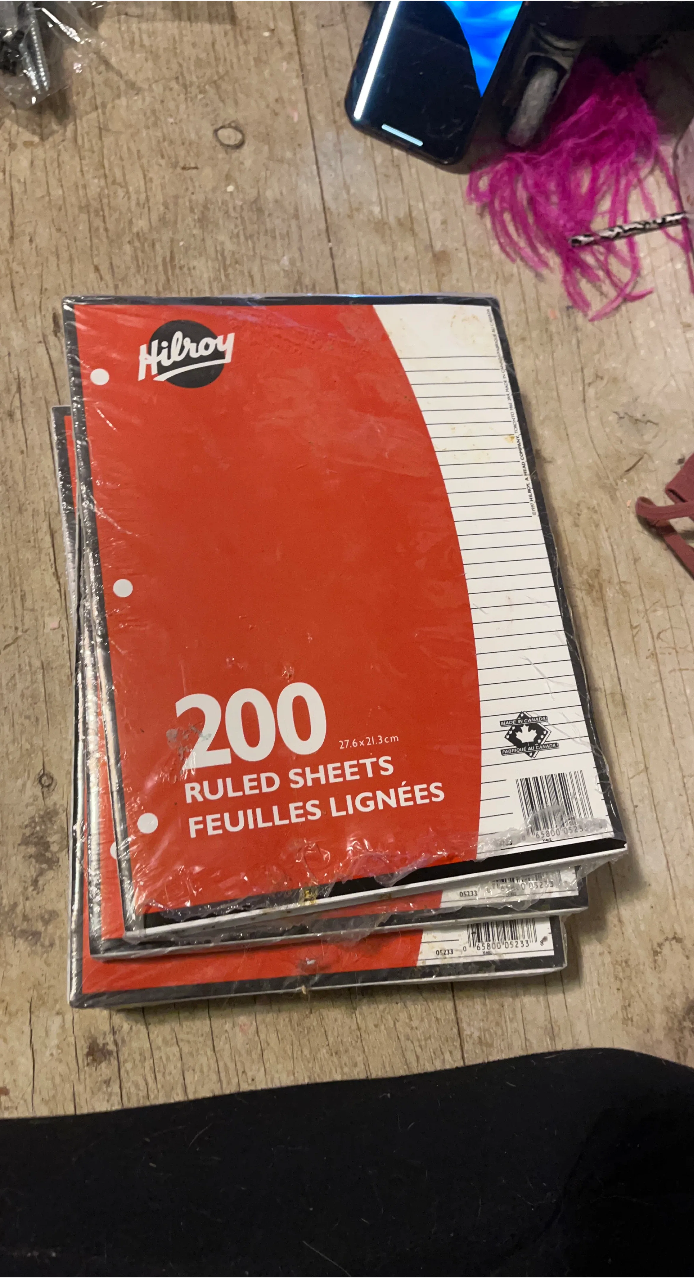 Hilroy 200 Ruled Sheets - New