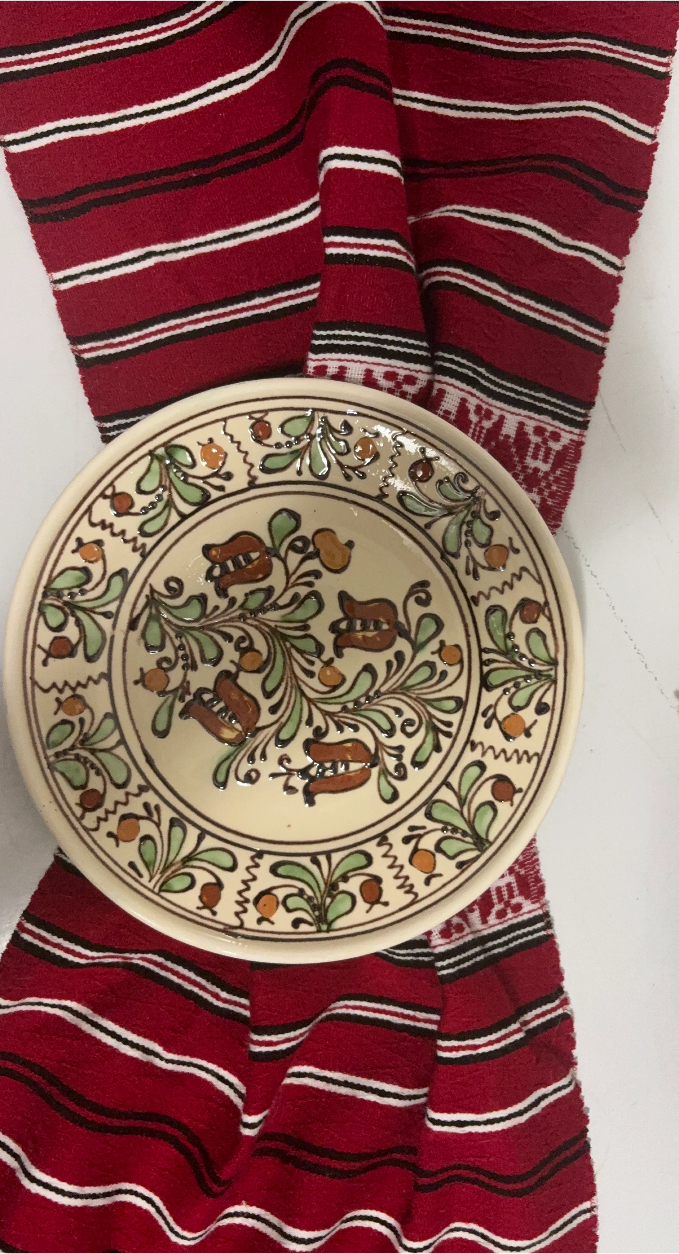 Hand-Painted Decorative Plate